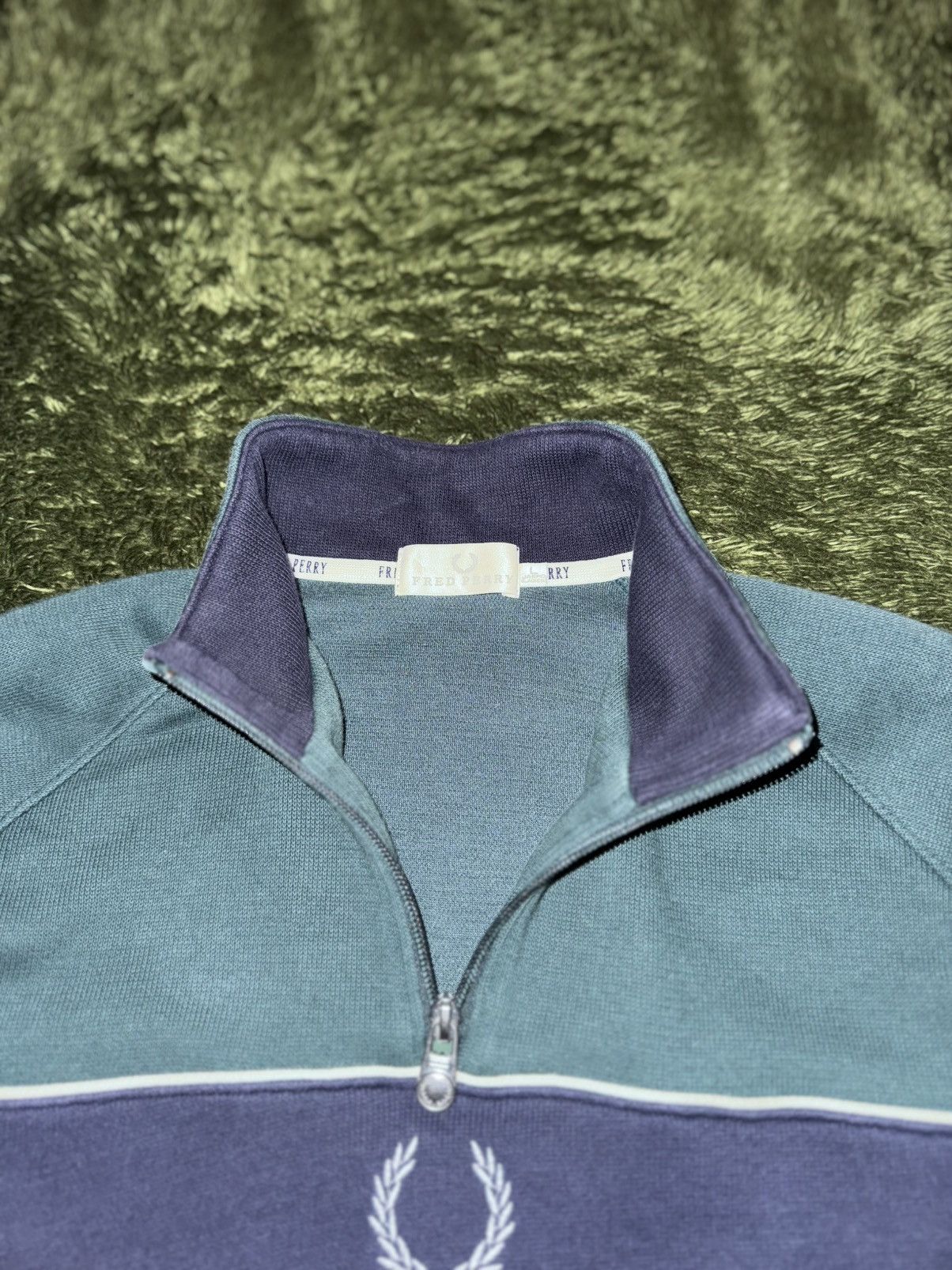 Fred Perry [L] Fred Perry Japan Sample Embroidered Quarter-Zip Size US L / EU 52-54 / 3 - 3 Thumbnail
