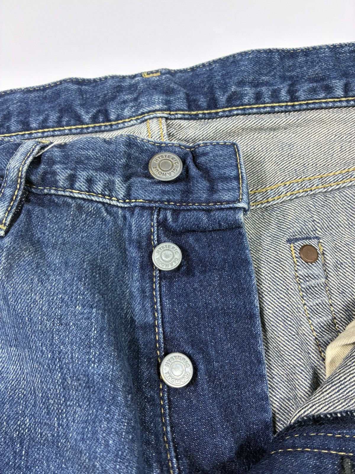 Hysteric Glamour Hysteric Glamour Distressed Studded Selvedge Jeans Size US 34 / EU 50 - 4 Thumbnail