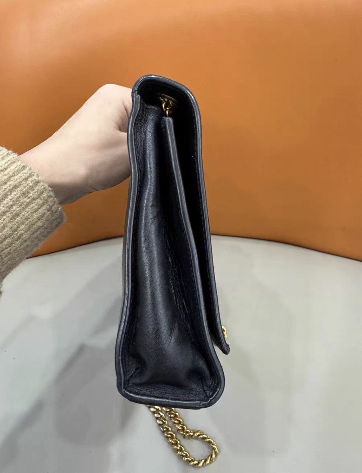 Yves Saint Laurent YSL black tassel chain shoulder bag J38 Size ONE SIZE - 4 Thumbnail