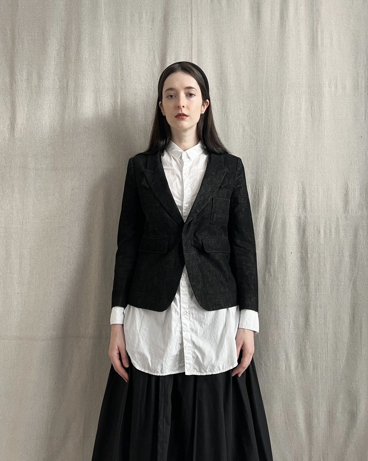 Undercover Undercover FW08 Runway Brushed Velvet Crop Blazer Size S / US 4 / IT 40 - 2 Thumbnail