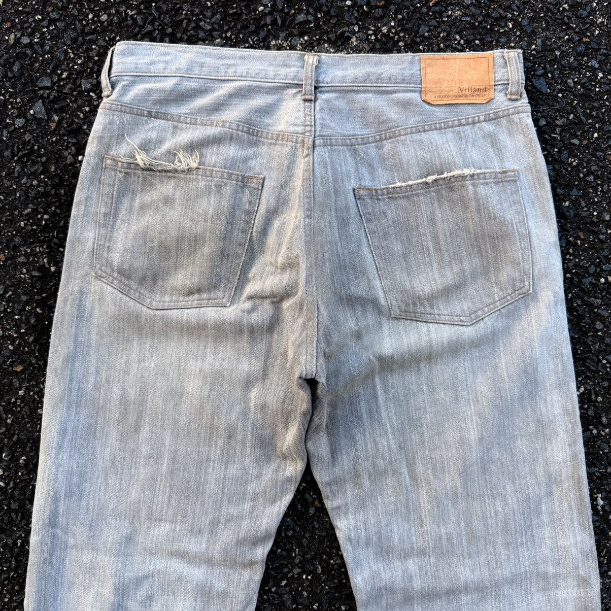 Japanese Brand × Jean × Vintage VINTAGE VILLAND STRAIGHT FADED RIPPEP JEAN DENIM PANTS Size US 36 / EU 52 - 9 Thumbnail