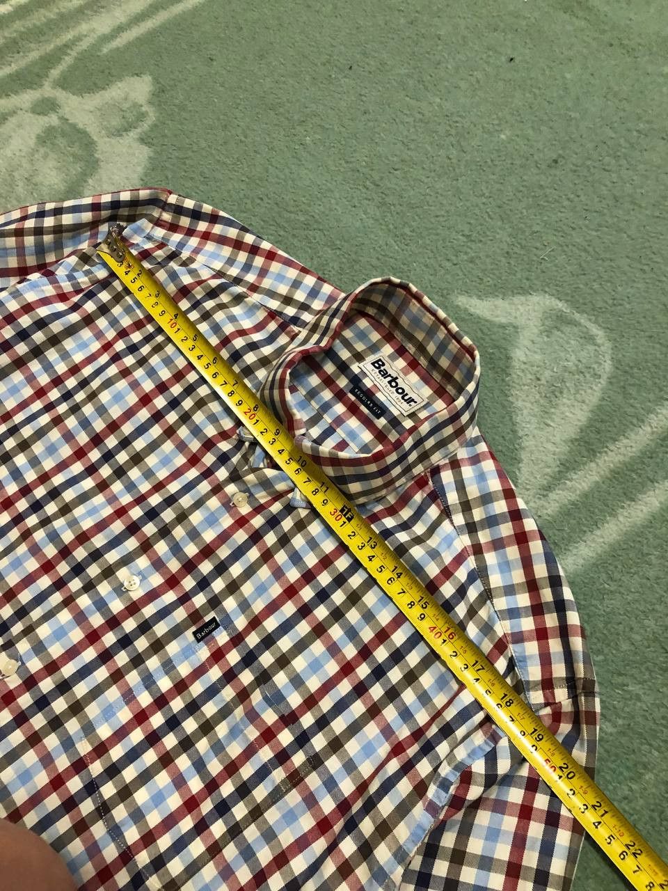 Barbour Vintage Y2K luxury Barbour print Shirt size L streetwear Size US L / EU 52-54 / 3 - 10 Thumbnail