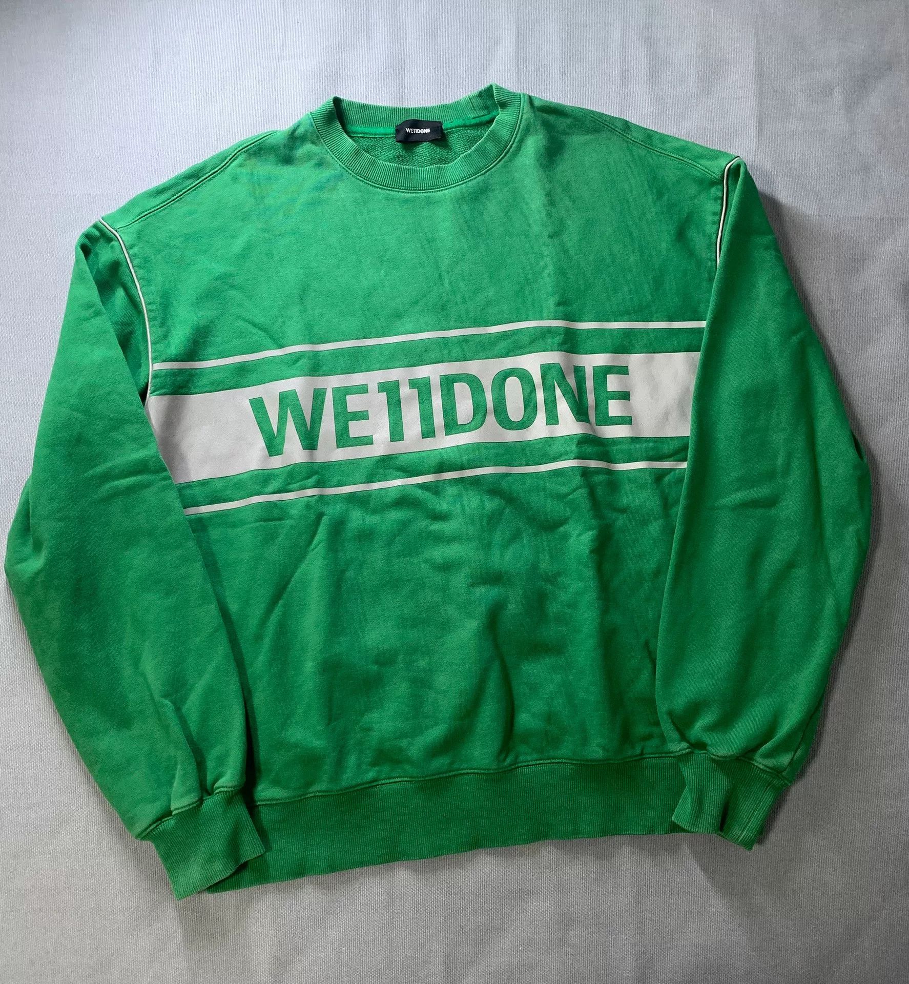 WE11DONE WE11DONE FW22 3M Reflective Long Sleeve Sweatshirt Size US S / EU 44-46 / 1 - 1 Thumbnail