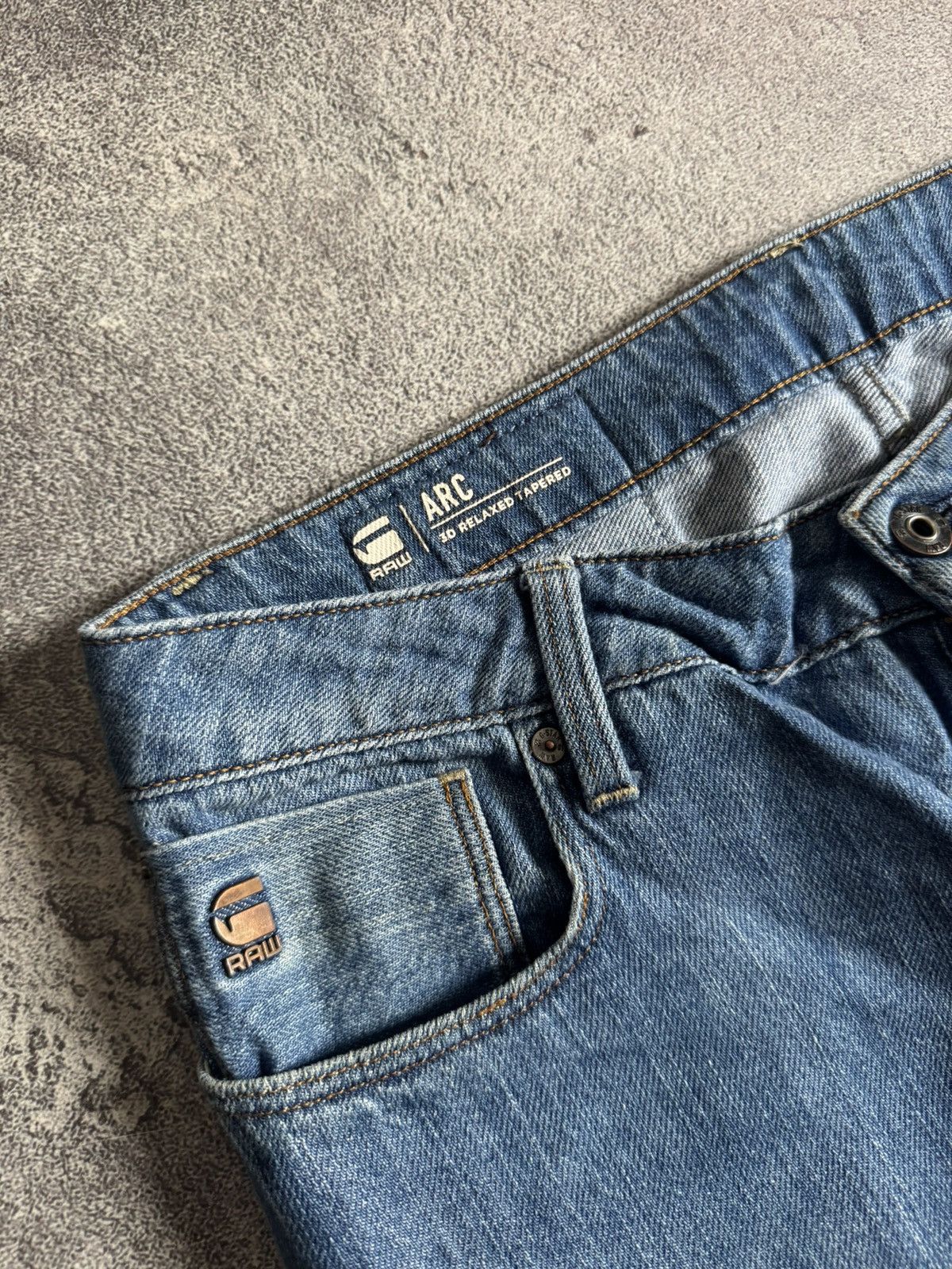 G-Star G star raw 32/32 ARC 3D relaxed tapered denim pants jeans Size US 32 / EU 48 - 9 Thumbnail