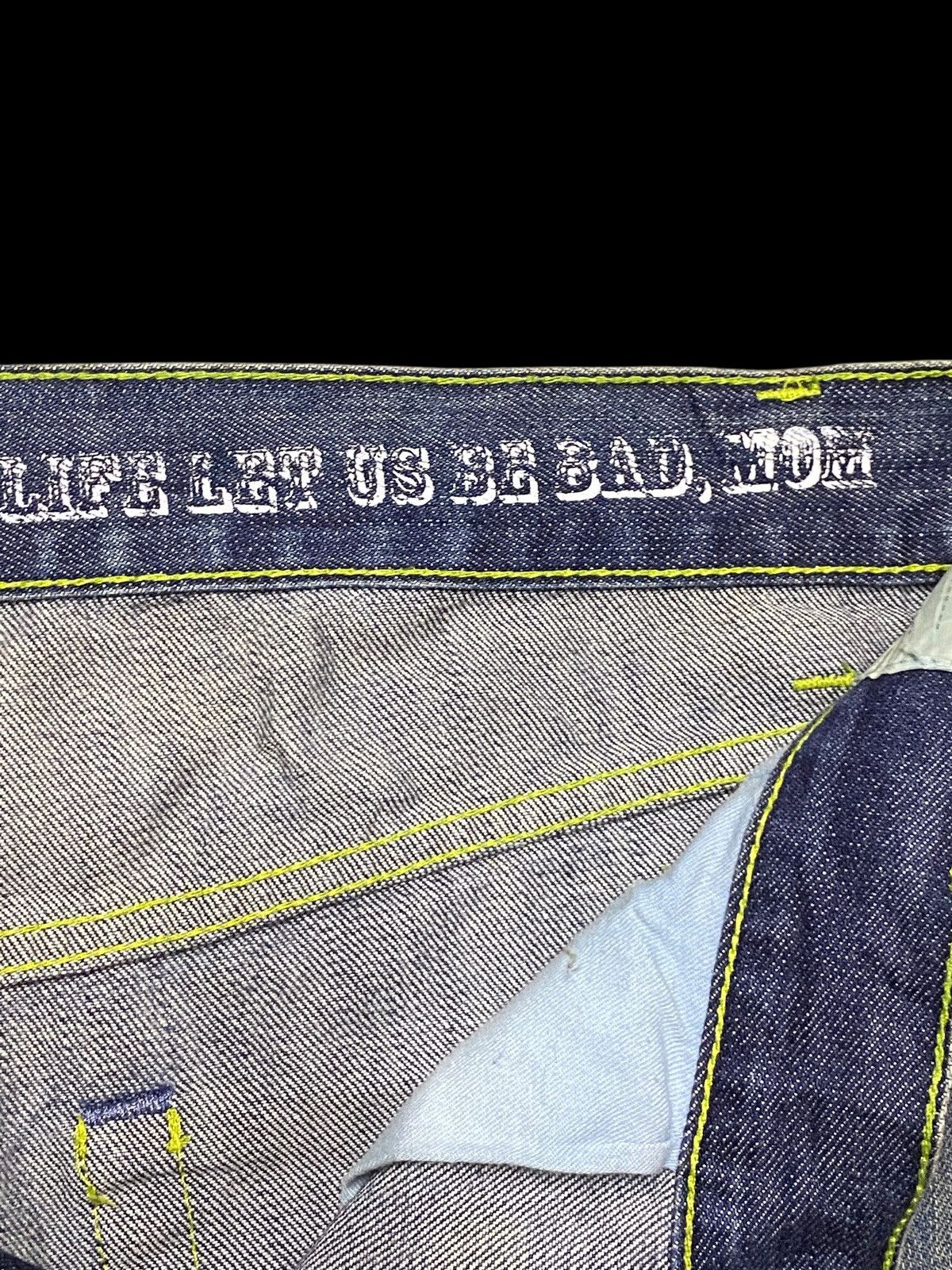 Kapital Dondup Distressed Wide Leg Jeans Vintage Washed Denim Size US 34 / EU 50 - 13 Thumbnail