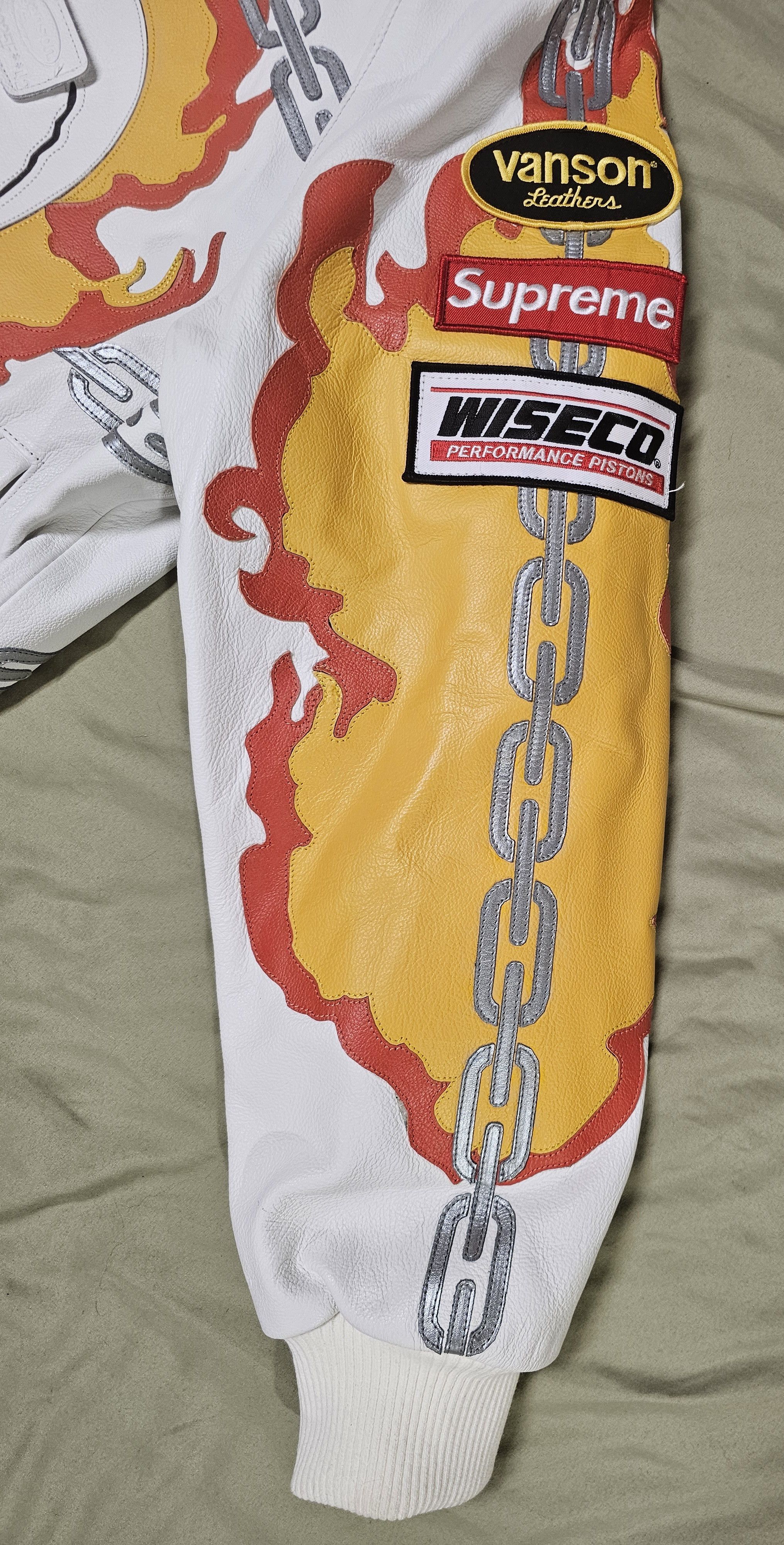 Supreme × Vanson Leathers SUPREME VANSON LEATHERS GHOST RIDER JACKET Size US M / EU 48-50 / 2 - 2 Thumbnail