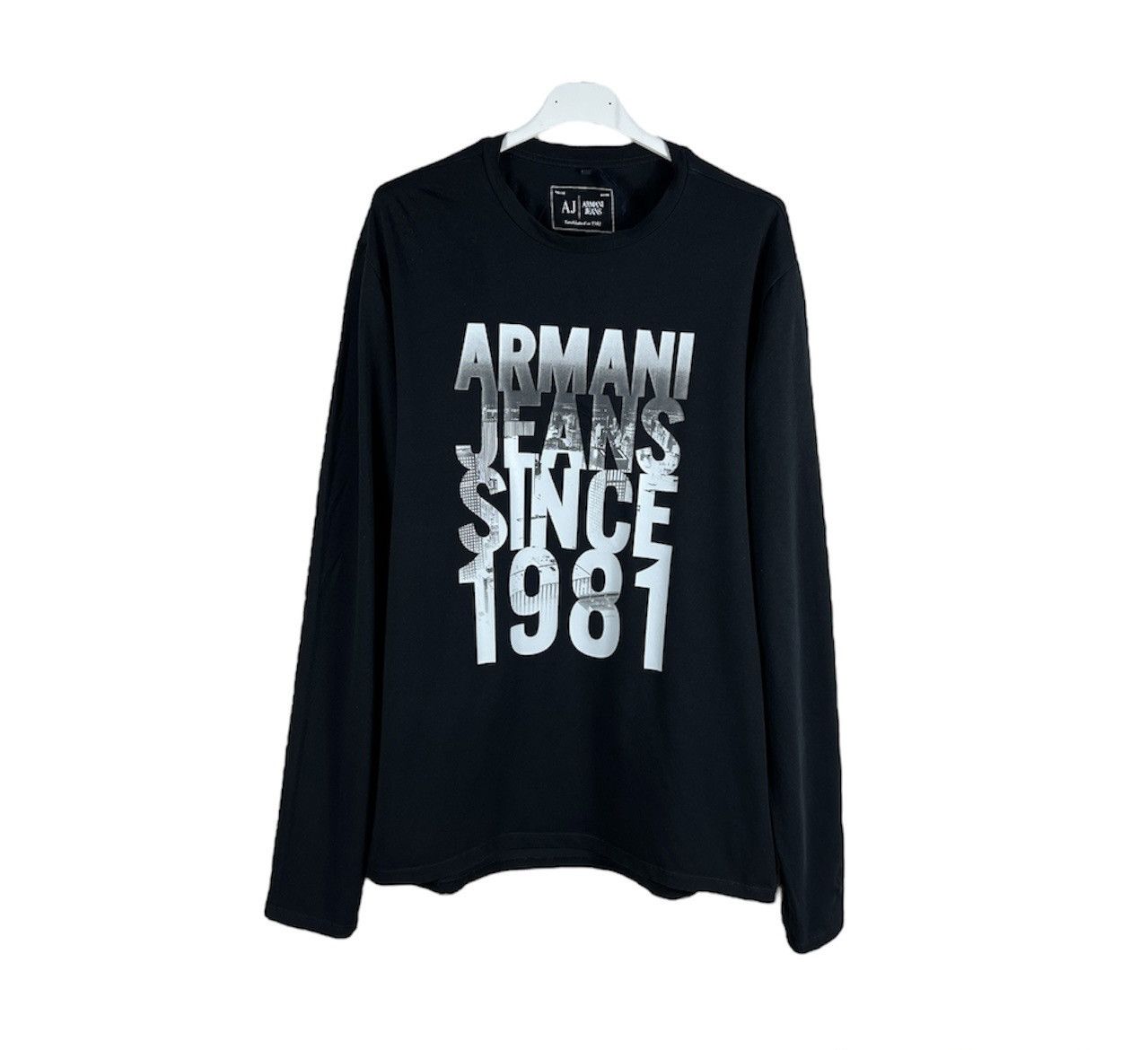 Giorgio Armani Giorgio Armani jeans y2k archive vintage long sleeve tee Size US M / EU 48-50 / 2 - 1 Thumbnail
