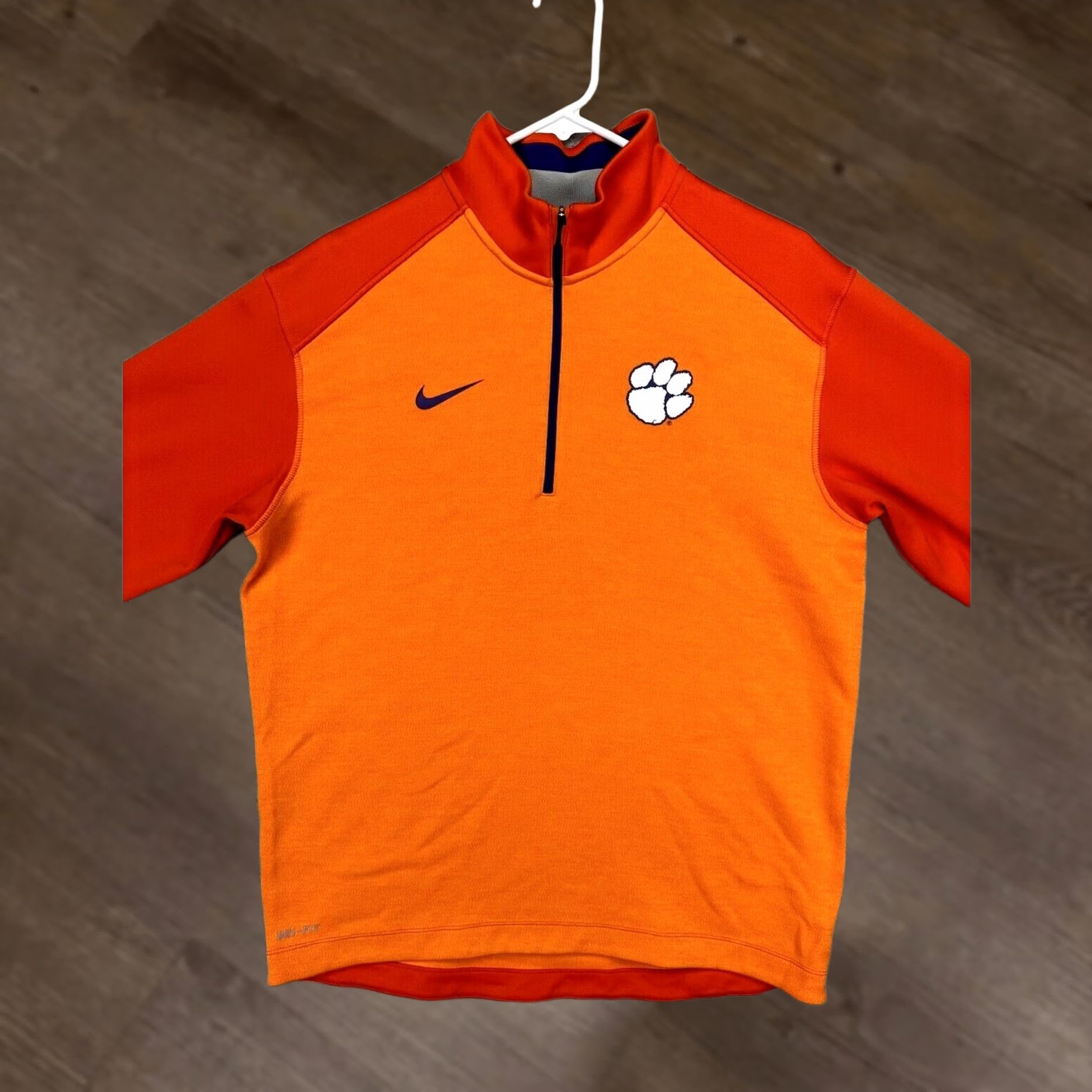 Nike Nike Mens Adult Medium Orange Clemson Tigers Dri-Fit Quarter Zip Pullover Shirt Size US M / EU 48-50 / 2 - 1 Thumbnail