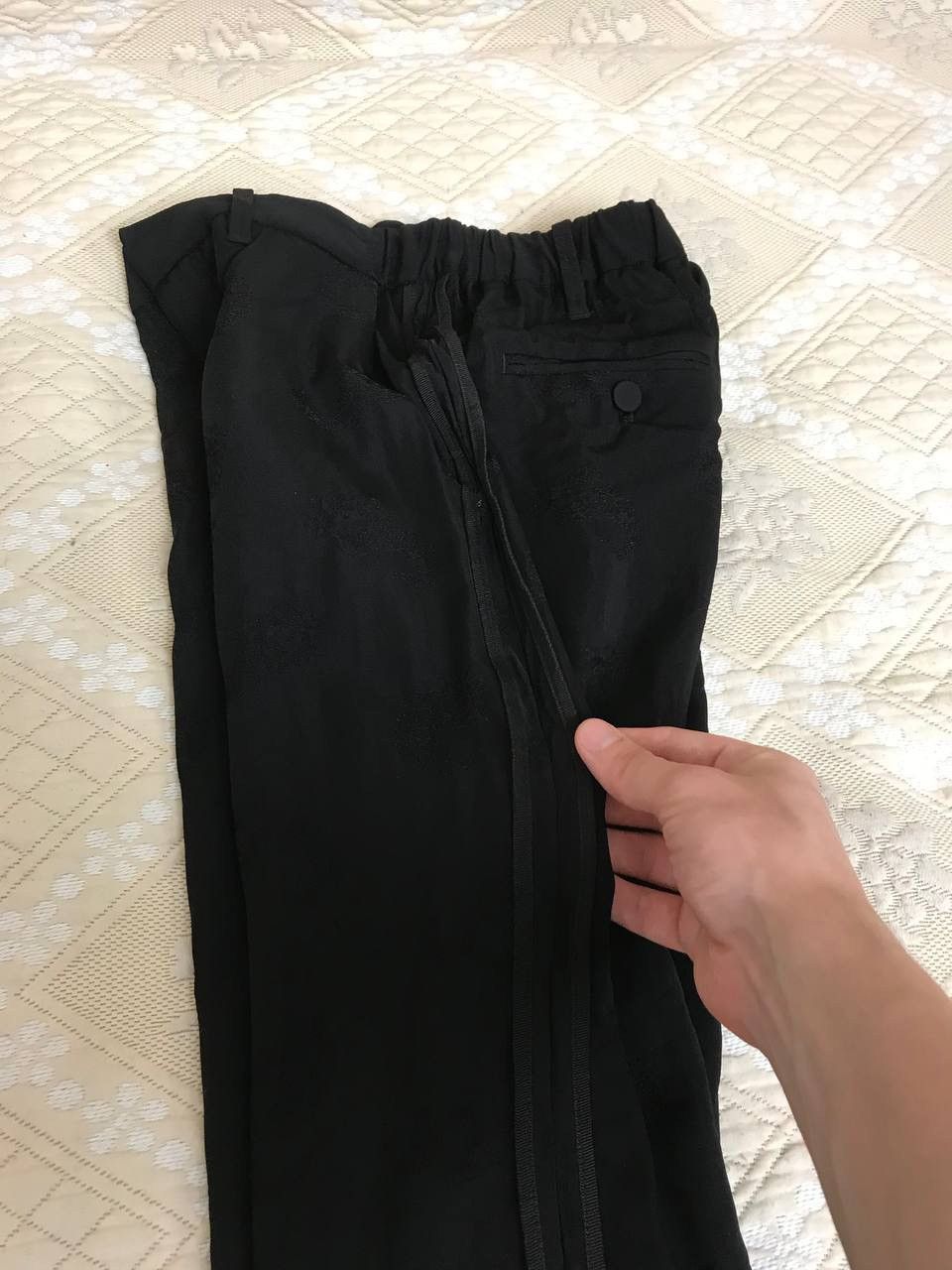 Zadig & Voltaire 🔥 Zadig & Voltaire Pomelo Jac Paisley Pants Trousers Black Size 25" / US 0 / IT 36 - 15 Thumbnail