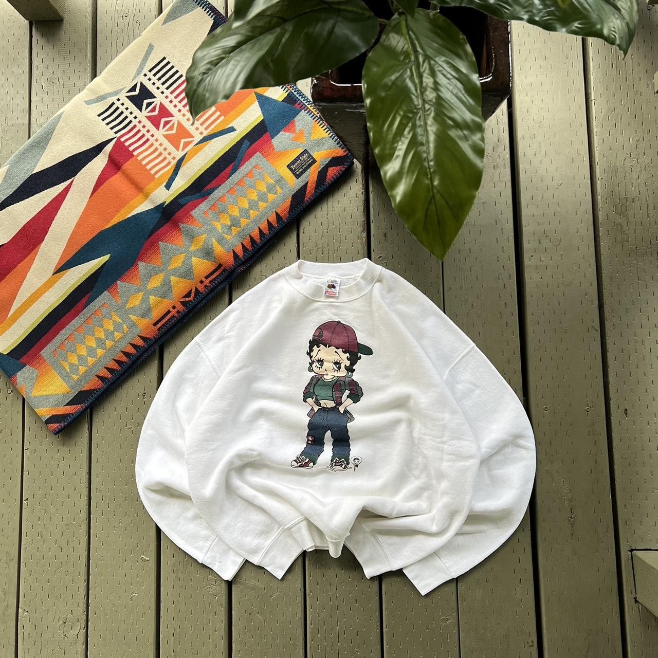 Vintage Vintage 90s Betty Boop Crewneck Sweatshirt Size XLarge Size US XL / EU 56 / 4 - 4 Thumbnail