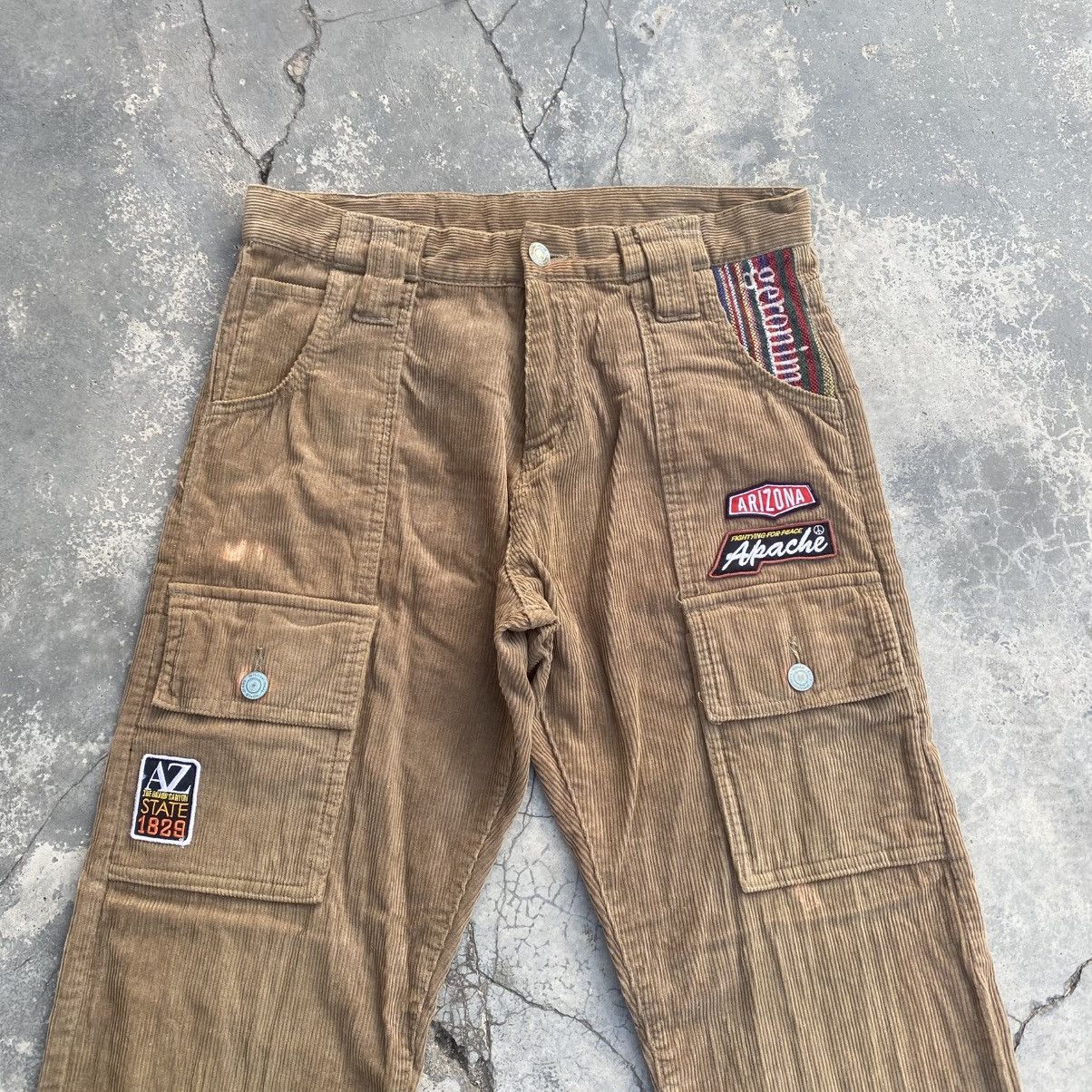 Hysteric Glamour × Japanese Brand GERONIMO Corduroy Bushpant Arizona Patches Size US 28 / EU 44 - 3 Thumbnail