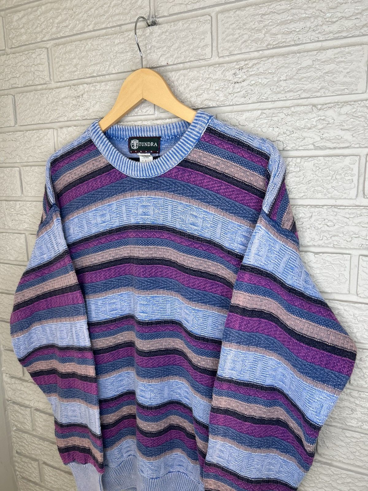 Tundra Vintage Tundra 3D Coogi Style Knit Sweater Size US M / EU 48-50 / 2 - 3 Thumbnail