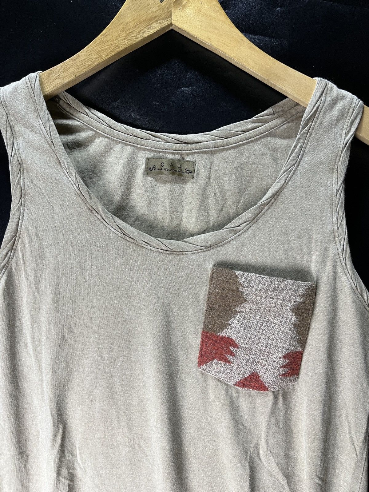 GOAT Crew vintage Goa pocket navajo Tank top Tribal collar Size US M / EU 48-50 / 2 - 2 Thumbnail