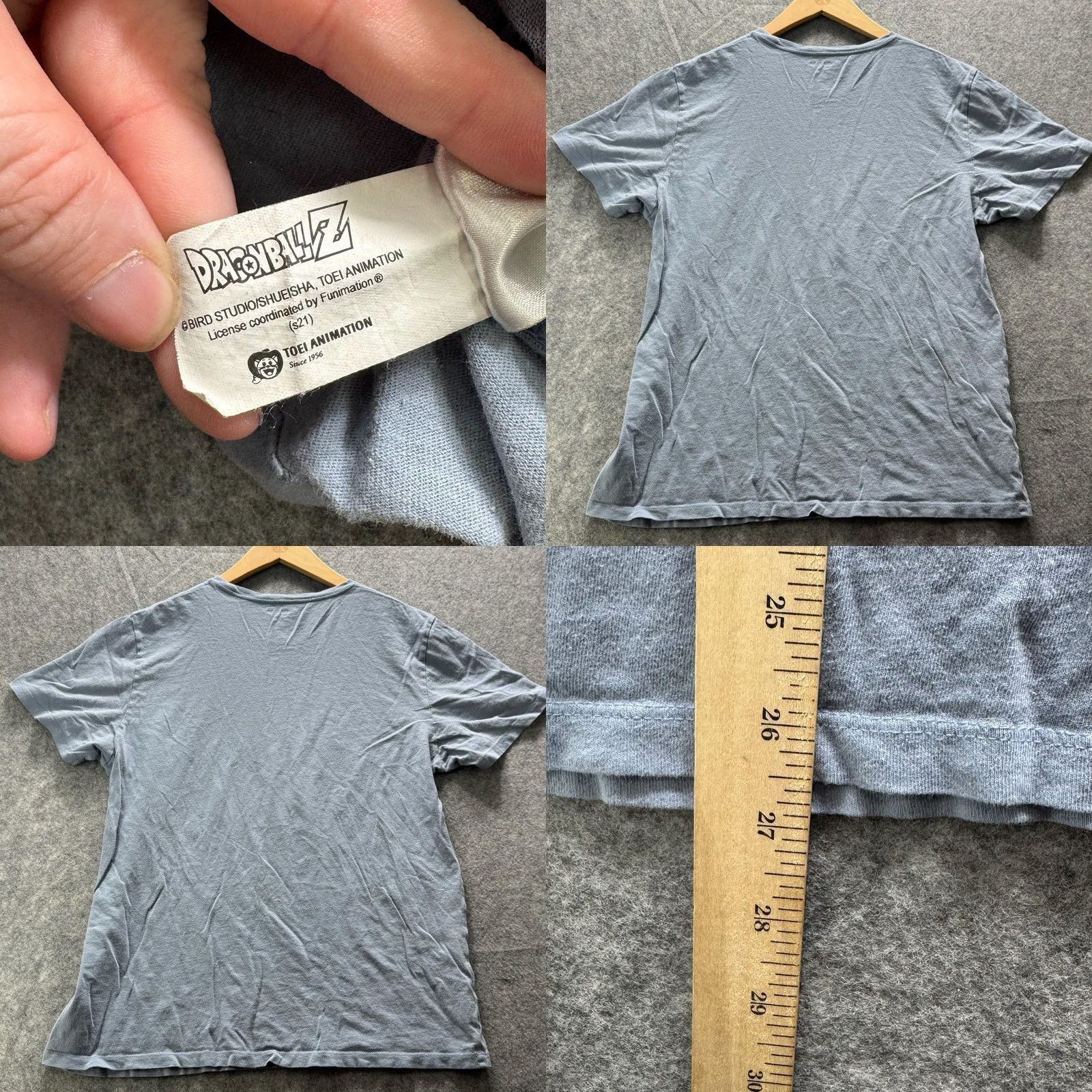 Old Navy VINTAGE Dragon Ball Z Graphic Tee Old Navy Shirt Mens L Gray Goku Tagless Cotton Size US L / EU 52-54 / 3 - 8 Thumbnail