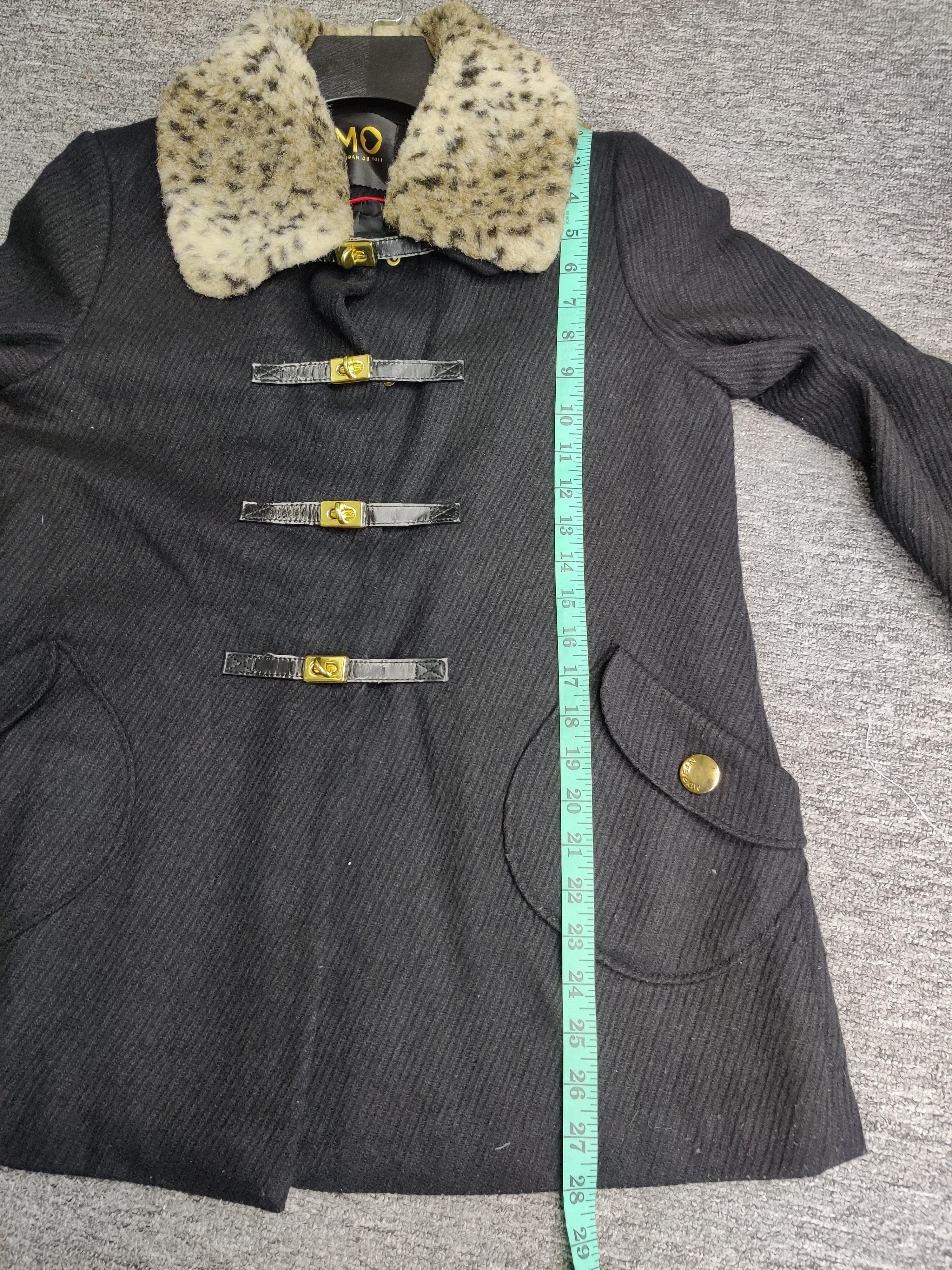 Morgan De Toi Morgan De Toi Leopard Wool Fur Coat Size US M / EU 48-50 / 2 - 16 Thumbnail