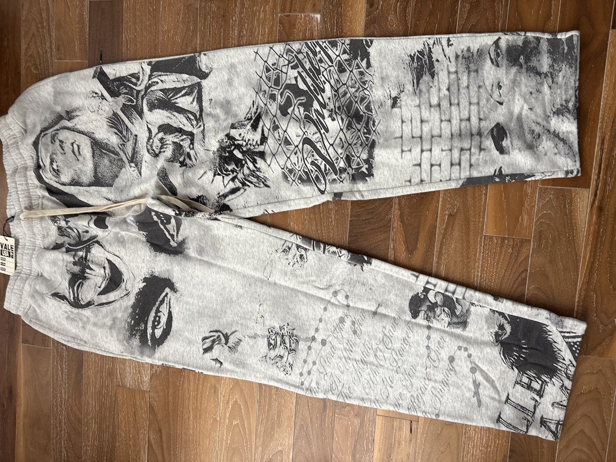 Vale Vale mural sweatpants grey Size US 36 / EU 52 - 1 Thumbnail