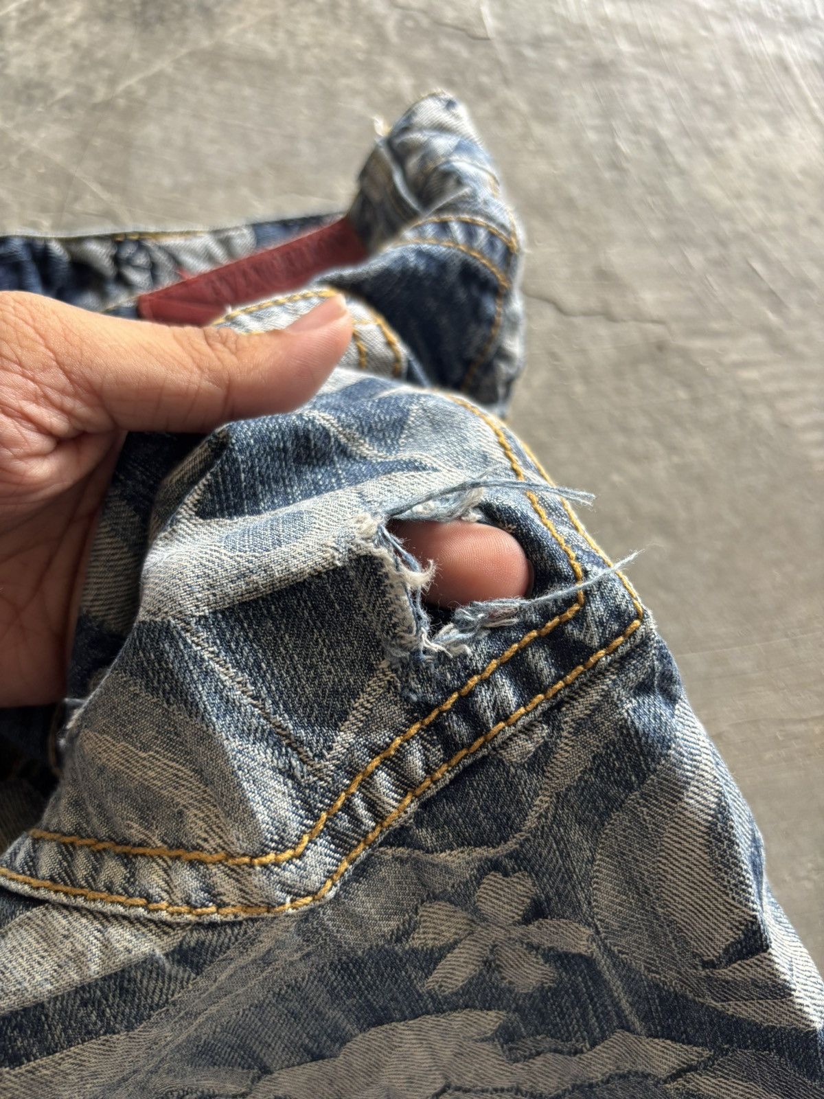 Japanese Brand SUPER RARE EVANGELION X NISHIKI JEANS ALL OVER EMBROIDERY Size US 32 / EU 48 - 19 Thumbnail