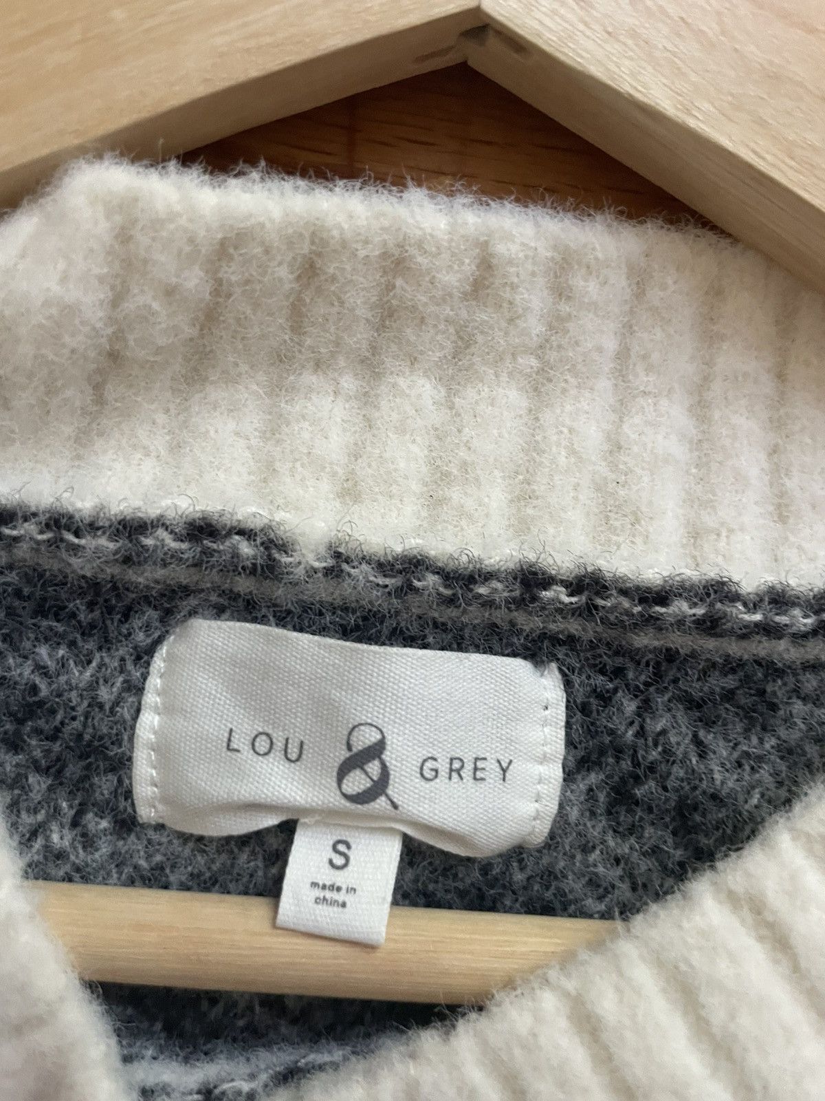 Lou & Grey Houndstooth Black and White Lou & Grey Sweater Size S / US 4 / IT 40 - 3 Thumbnail