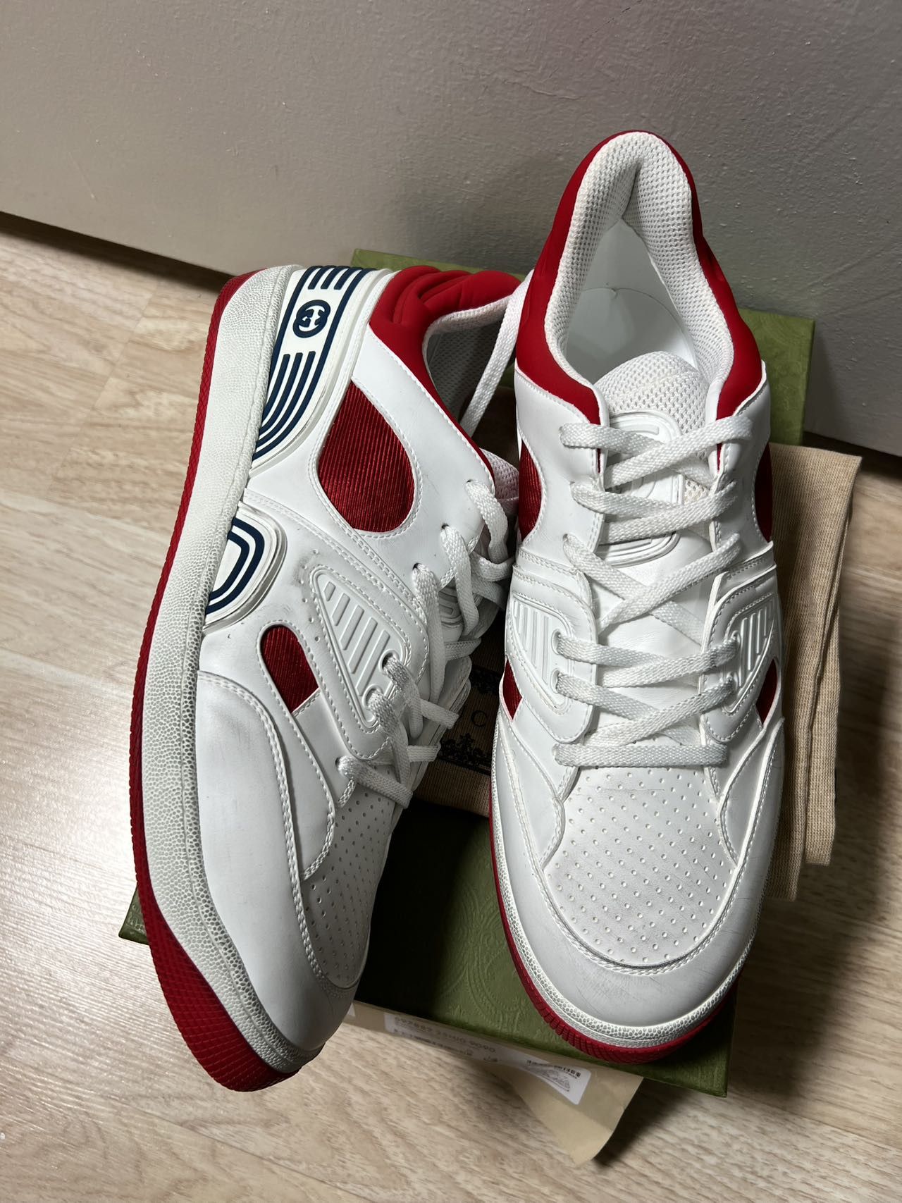 Gucci Gucci Basket White Demetra Size US 14 / EU 47 - 8 Thumbnail