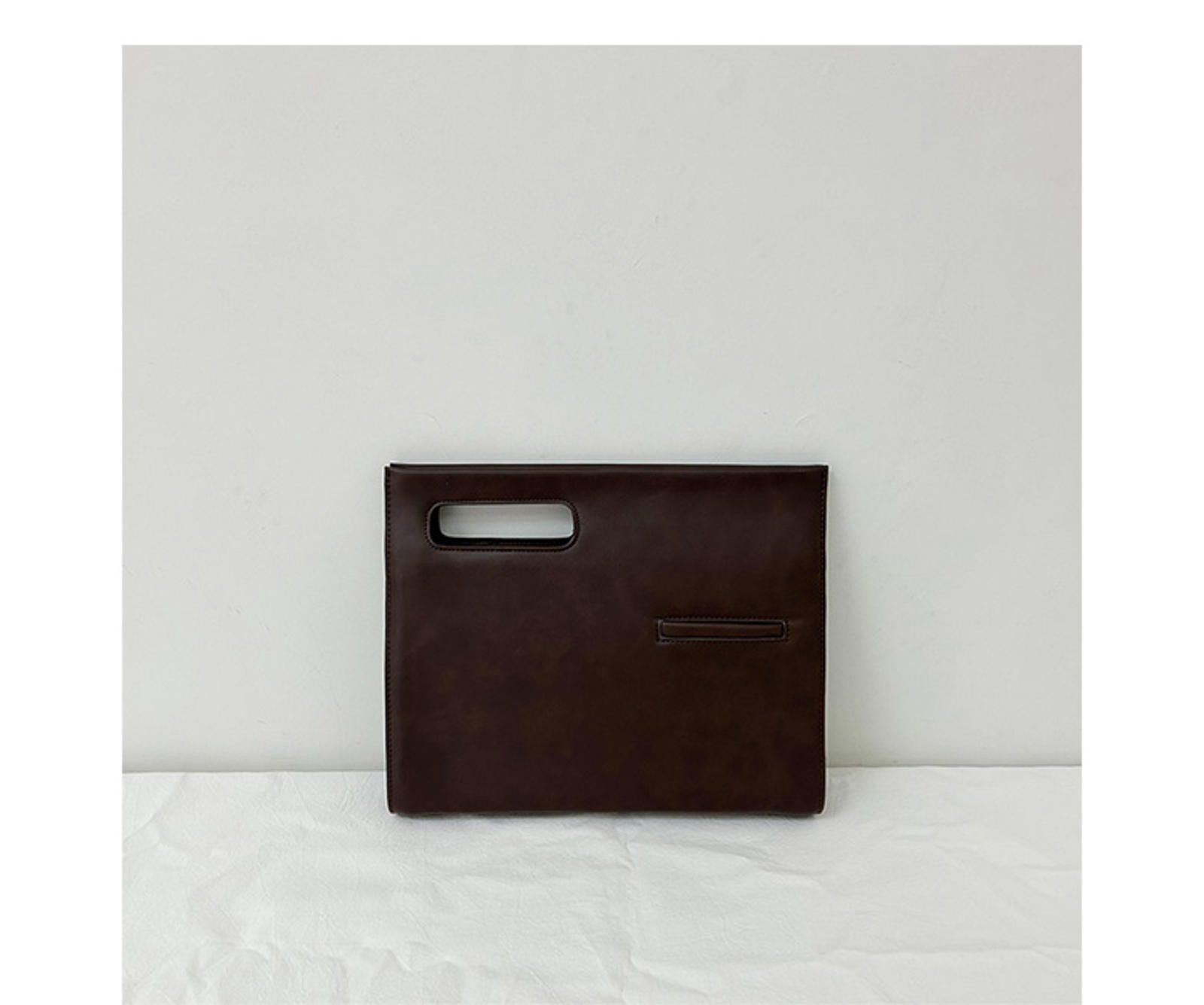 Other Stylish Brown Leather Messenger Bag Size ONE SIZE - 5 Thumbnail