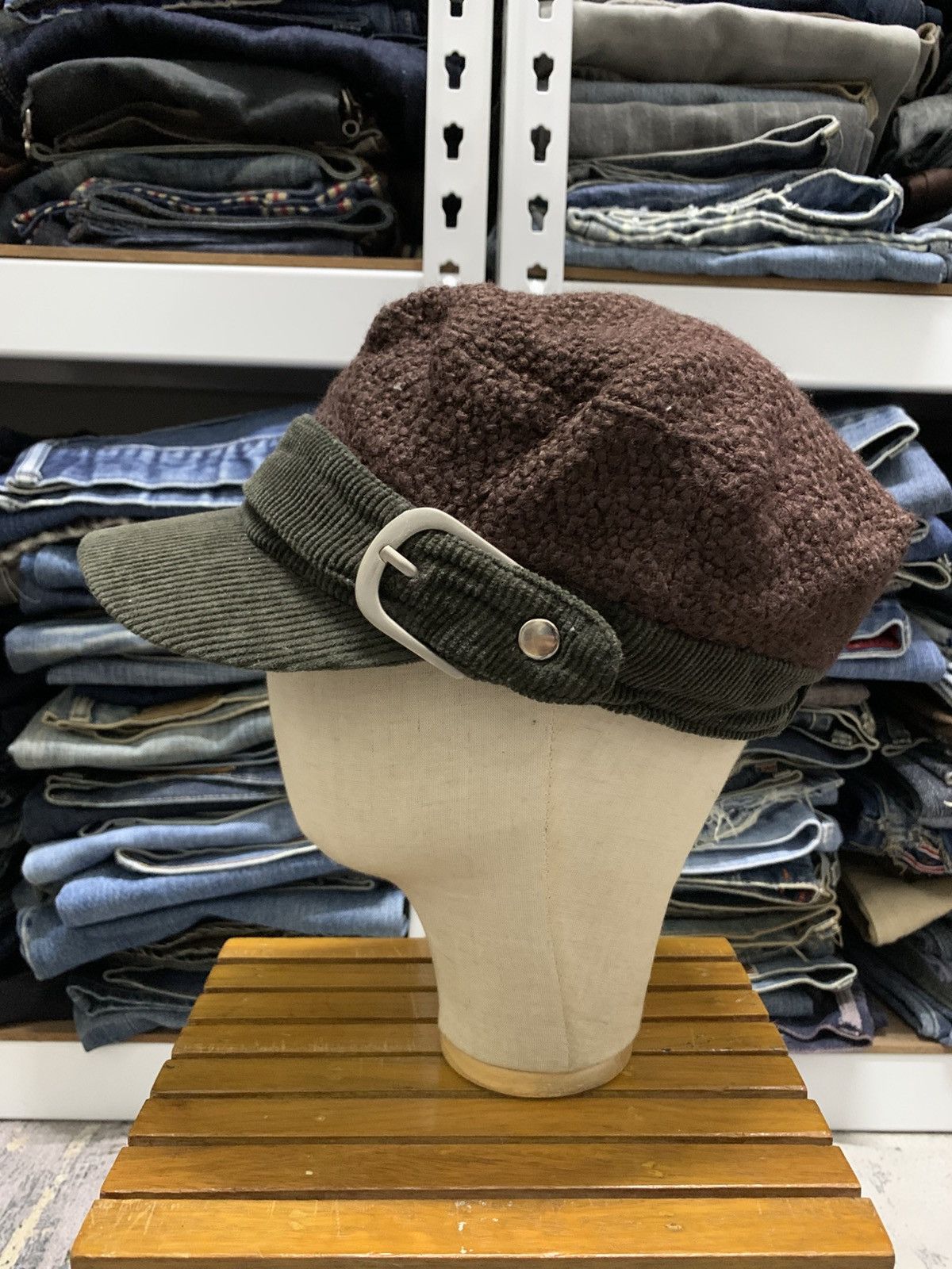 If Six Was Nine Japanese Brand Bondage Corduroy Hat ifsix Style Size ONE SIZE - 3 Thumbnail