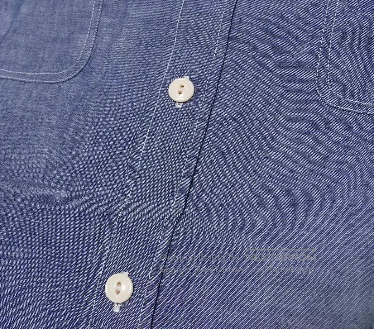 Sugar Cane sugar cane blue chambray work shirt xl. Size US XL / EU 56 / 4 - 4 Thumbnail