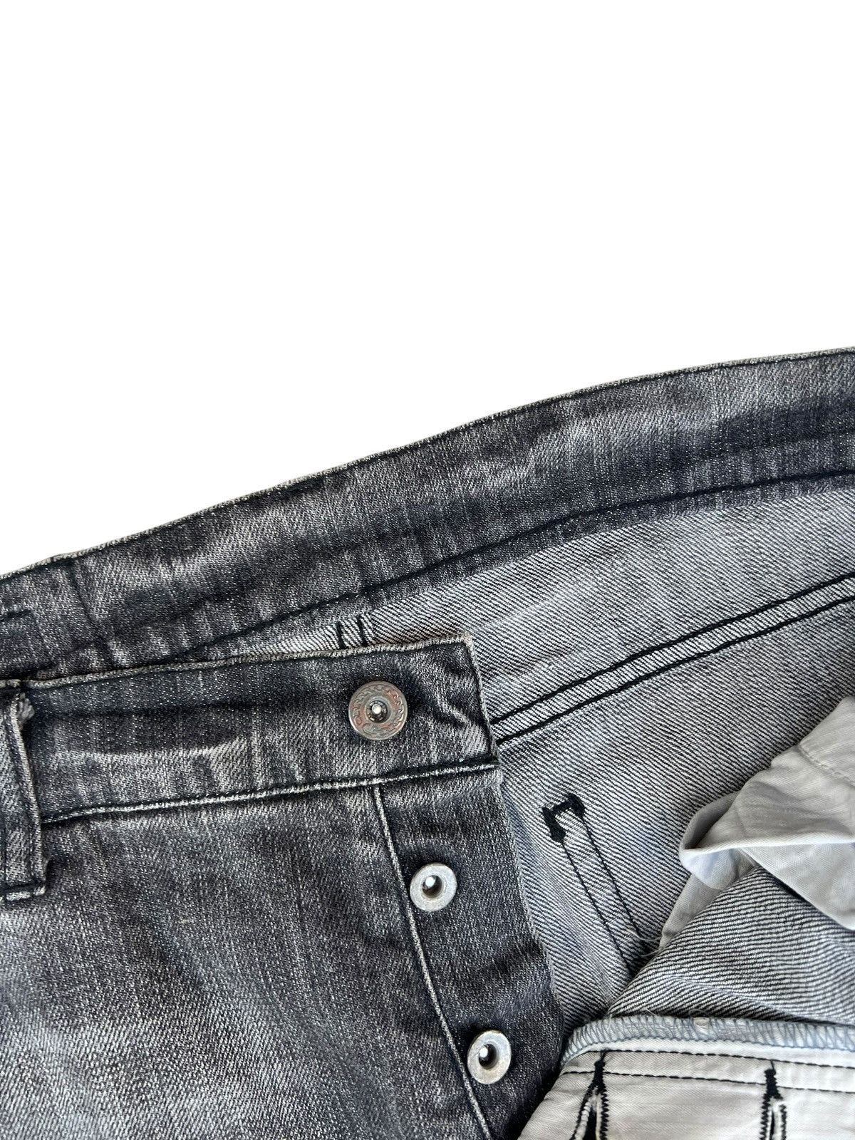 Beams Plus Beams X Vaporize Distressed Stretch Denim Flare Jeans Size US 32 / EU 48 - 7 Thumbnail