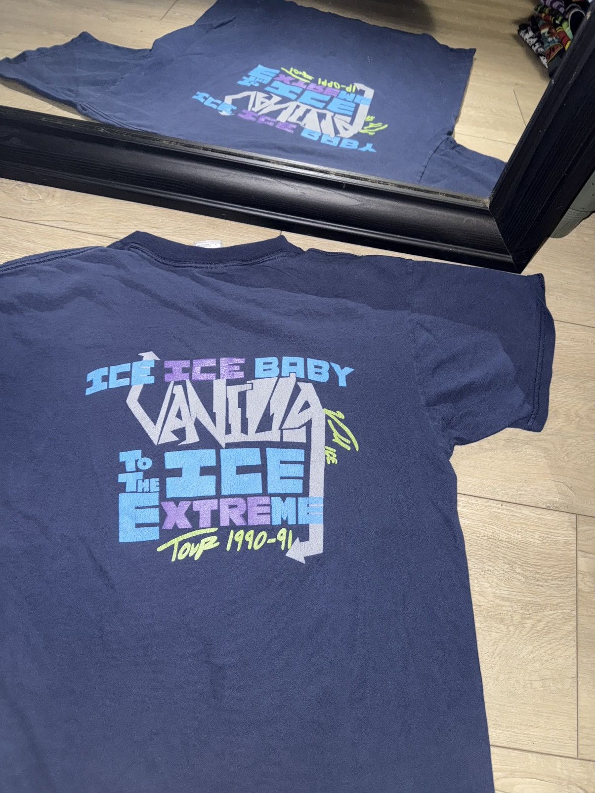 Band Tees × Vintage Rare Vintage 1990s Vanilla Ice To The Extreme Tour Shirt Size US L / EU 52-54 / 3 - 2 Thumbnail