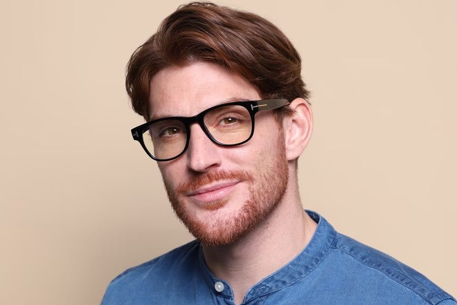 Tom Ford Tom Ford Men Eyeglasses Square FT5898-B 001 NEW AUTHENTIC Size ONE SIZE - 10 Thumbnail