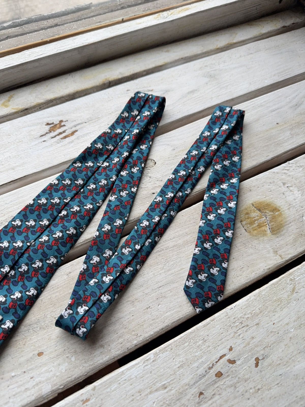 Disney × Vintage VINTAGE 80s 90s Mickey Mouse Logo Made in Korea DISNEY TIE Size ONE SIZE - 10 Thumbnail