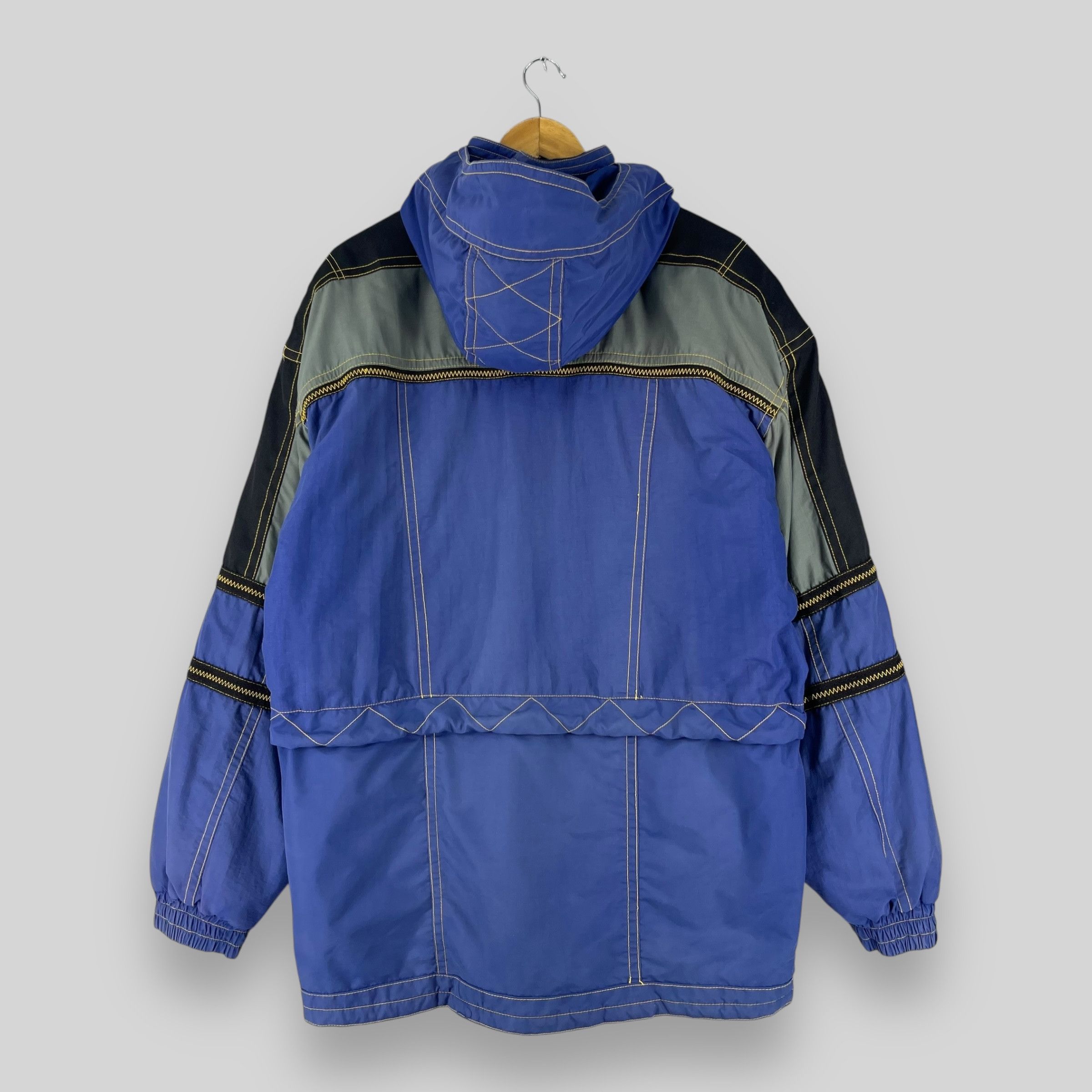 Vintage Vintage 90's CCL Team Utility Winter Ski Hoodie Jacket Size US L / EU 52-54 / 3 - 11 Thumbnail