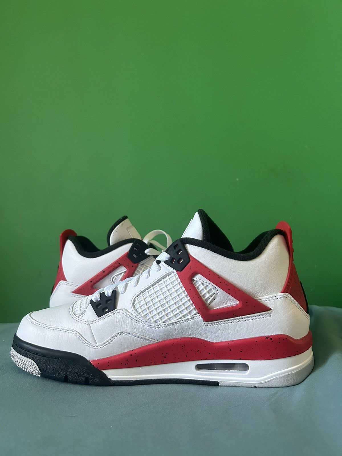 Jordan Brand Nike Air Jordan 4 Red Cement 2023 Size US 7 / EU 40 - 2 Thumbnail