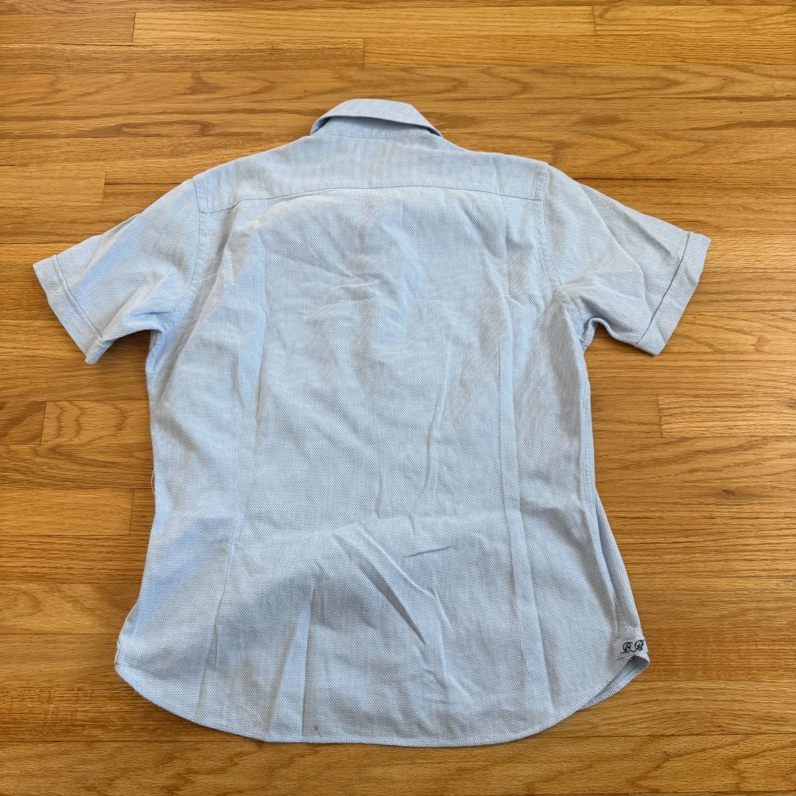 Beams Plus Beams Plus 'Beams Heart' Spread Collar Light Blue Shirt Size US L / EU 52-54 / 3 - 5 Thumbnail