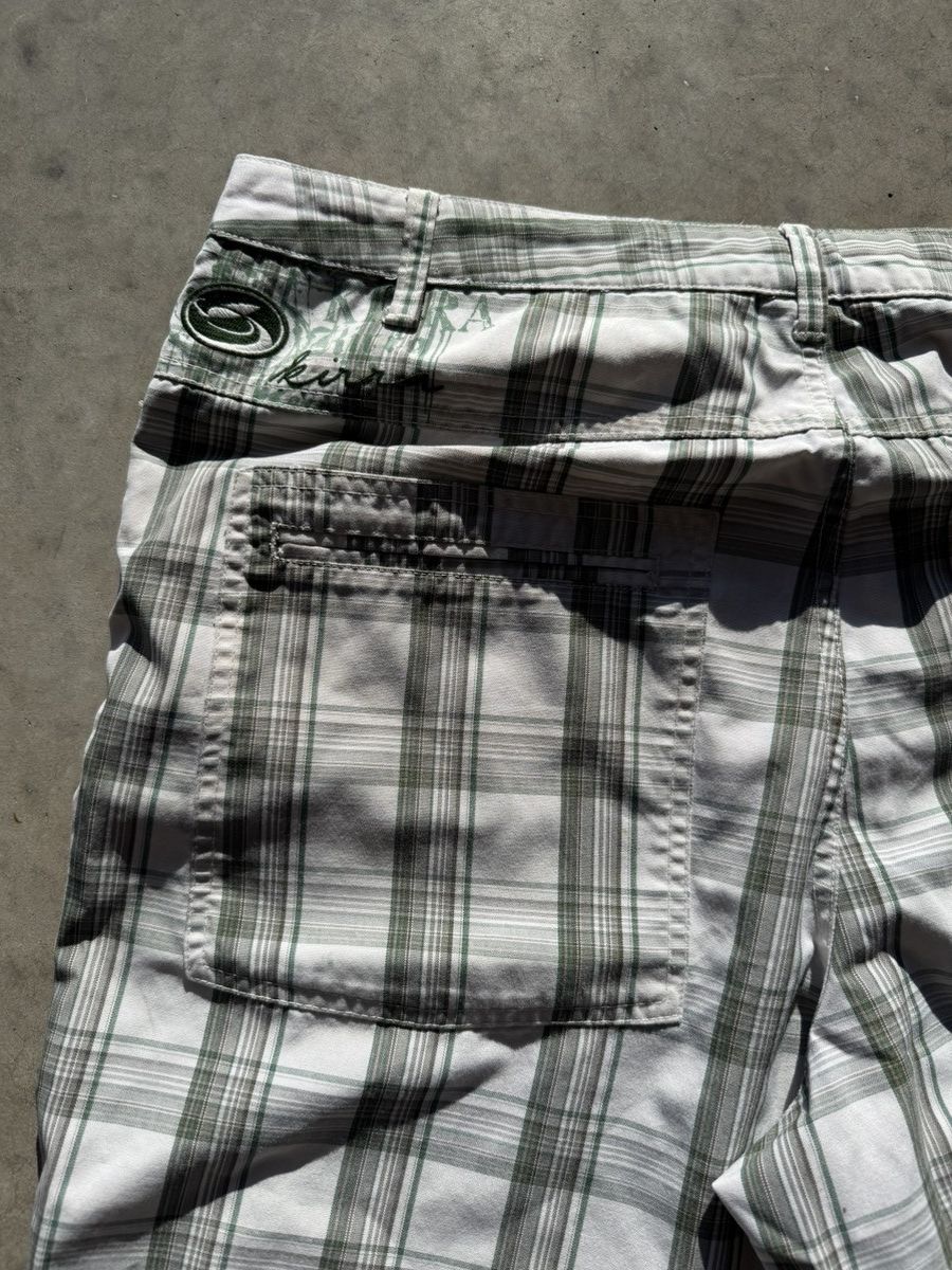Quiksilver × Vintage Crazy Vintage Quiksilver 90s Surf Billabong Shorts Plaid Size US 38 / EU 54 - 6 Thumbnail