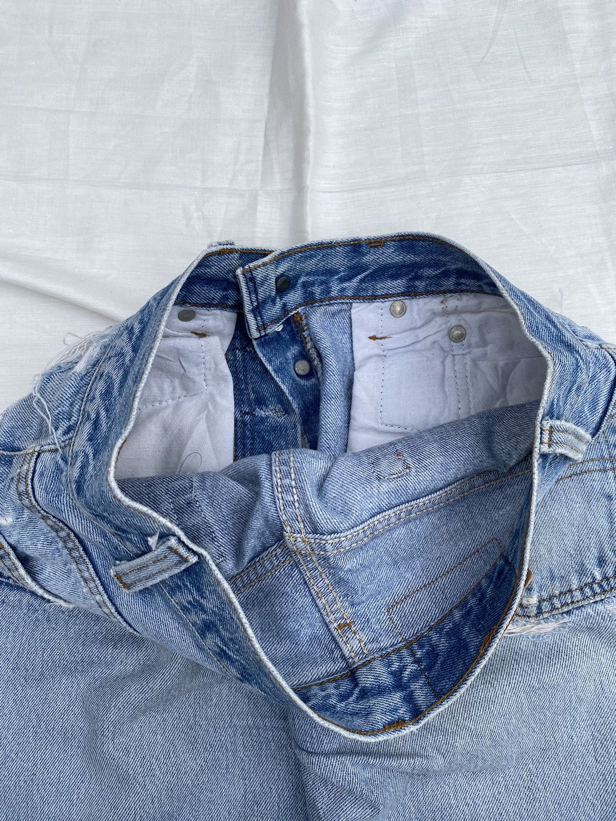 Japanese Brand × Levi's Vintage Clothing Levi's Patchwork Rare 28" Size US 28 / EU 44 - 8 Thumbnail