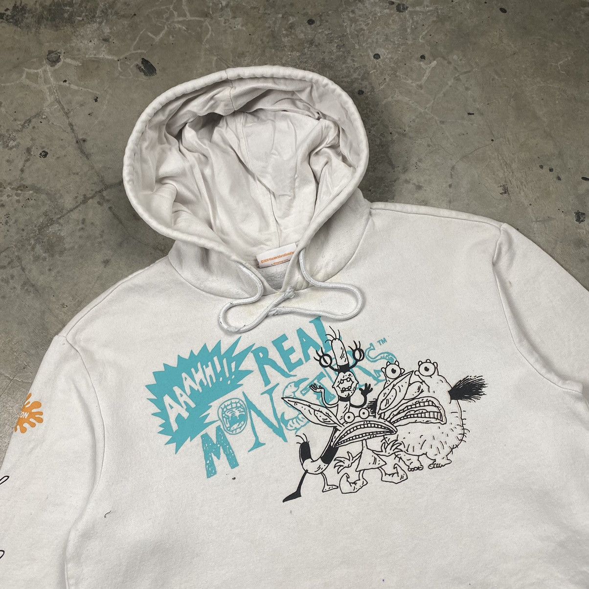 Cartoon Network × Disney Iconic Nicklodeon Cartoon Distressed Painted Pullover Size US M / EU 48-50 / 2 - 2 Thumbnail