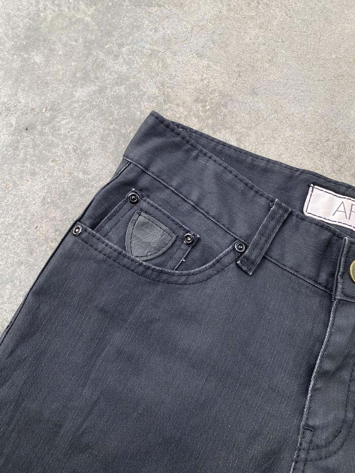 April 77 Vintage April 77 Records Black Skinny Pants Size US 31 - 9 Thumbnail