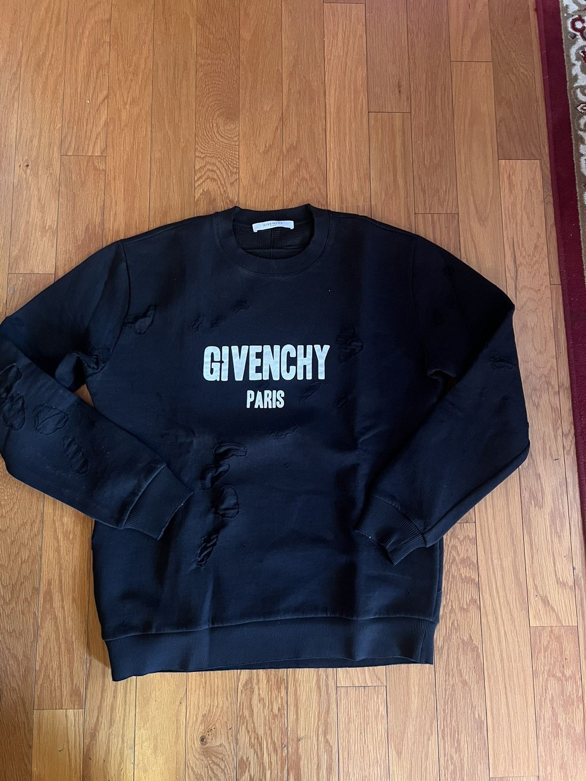 image of Black Givenchy Sweatshirt, Men's (Size XL)