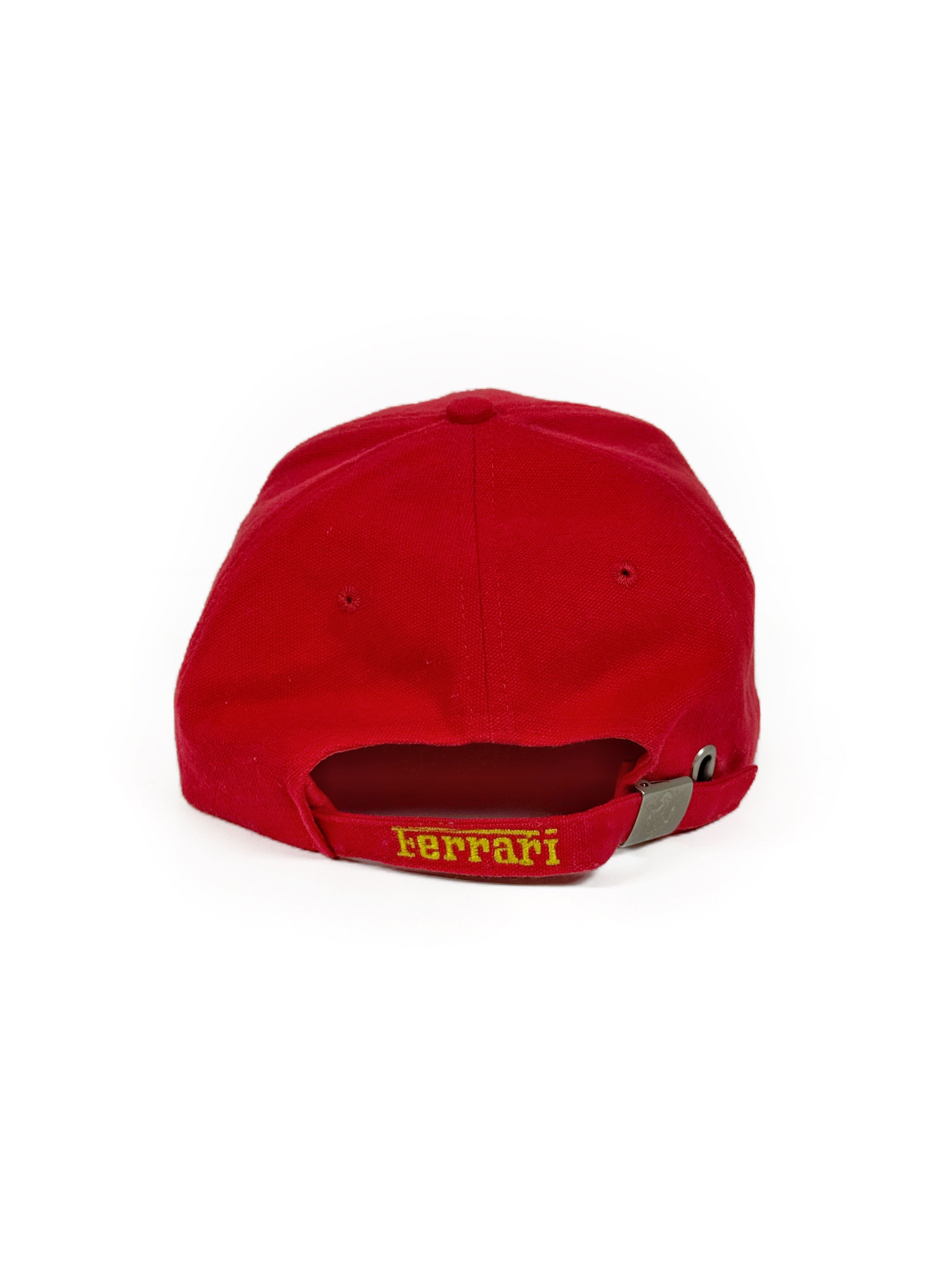 Ferrari Vintage 90's Ferrari Cap Hat Red Logo Embroidered Size ONE SIZE - 4 Thumbnail