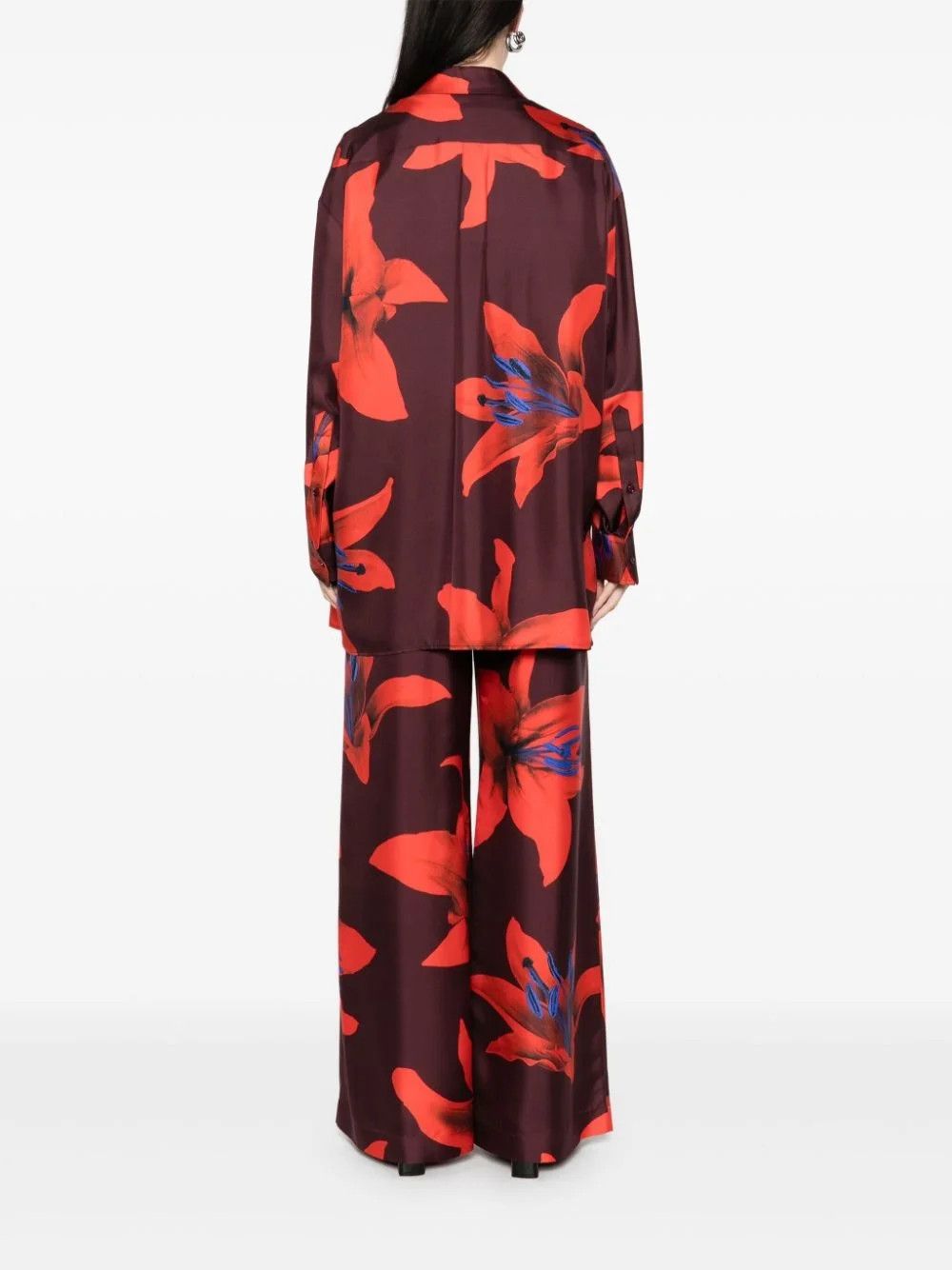 Alexander McQueen o1srvl11e0226 Floral-Print Shirt In Multicolor Size L / US 10 / IT 46 - 4 Thumbnail