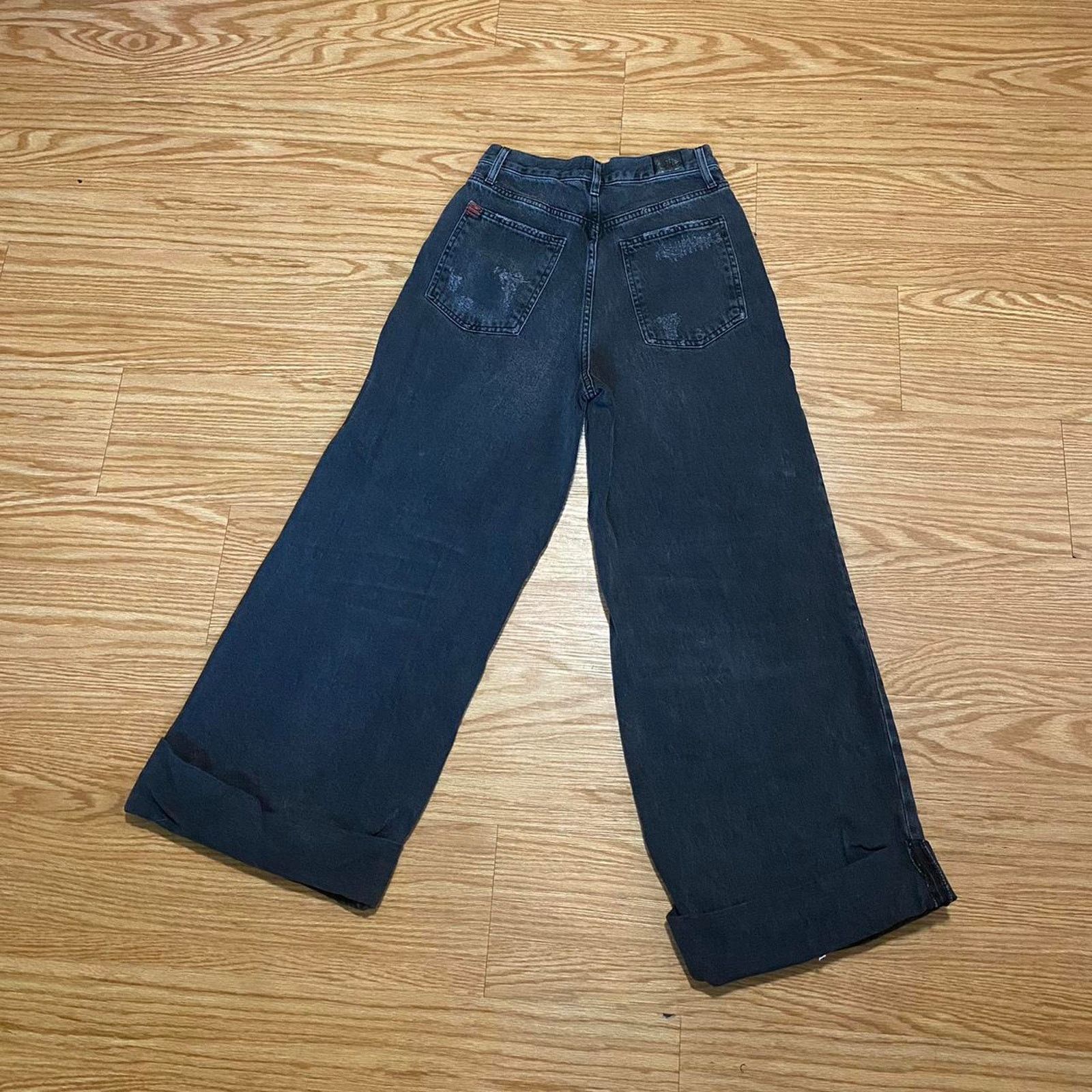 Urban Outfitters Wide leg distressed jeans Size 28" / US 6 / IT 42 - 5 Thumbnail