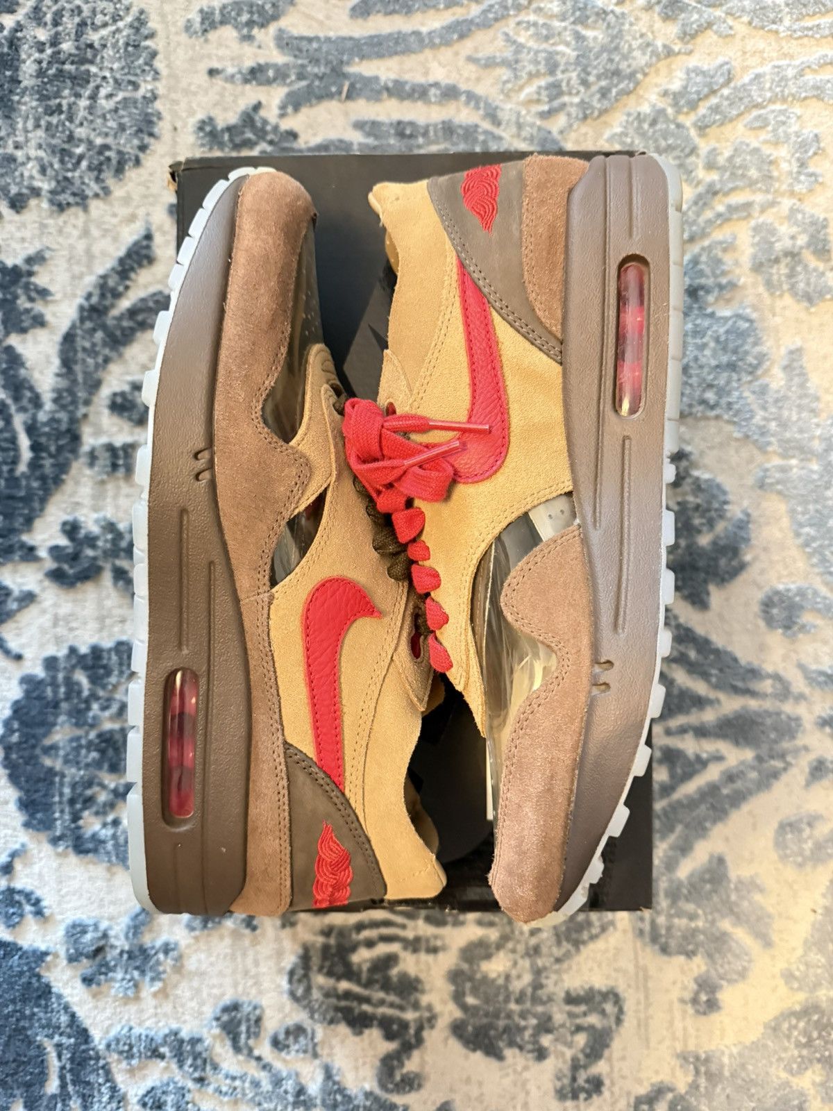 CLOT × Nike Nike Air Max 1 / CLOT “Kiss Of Death CHA” Size US 8.5 / EU 41-42 - 1 Thumbnail