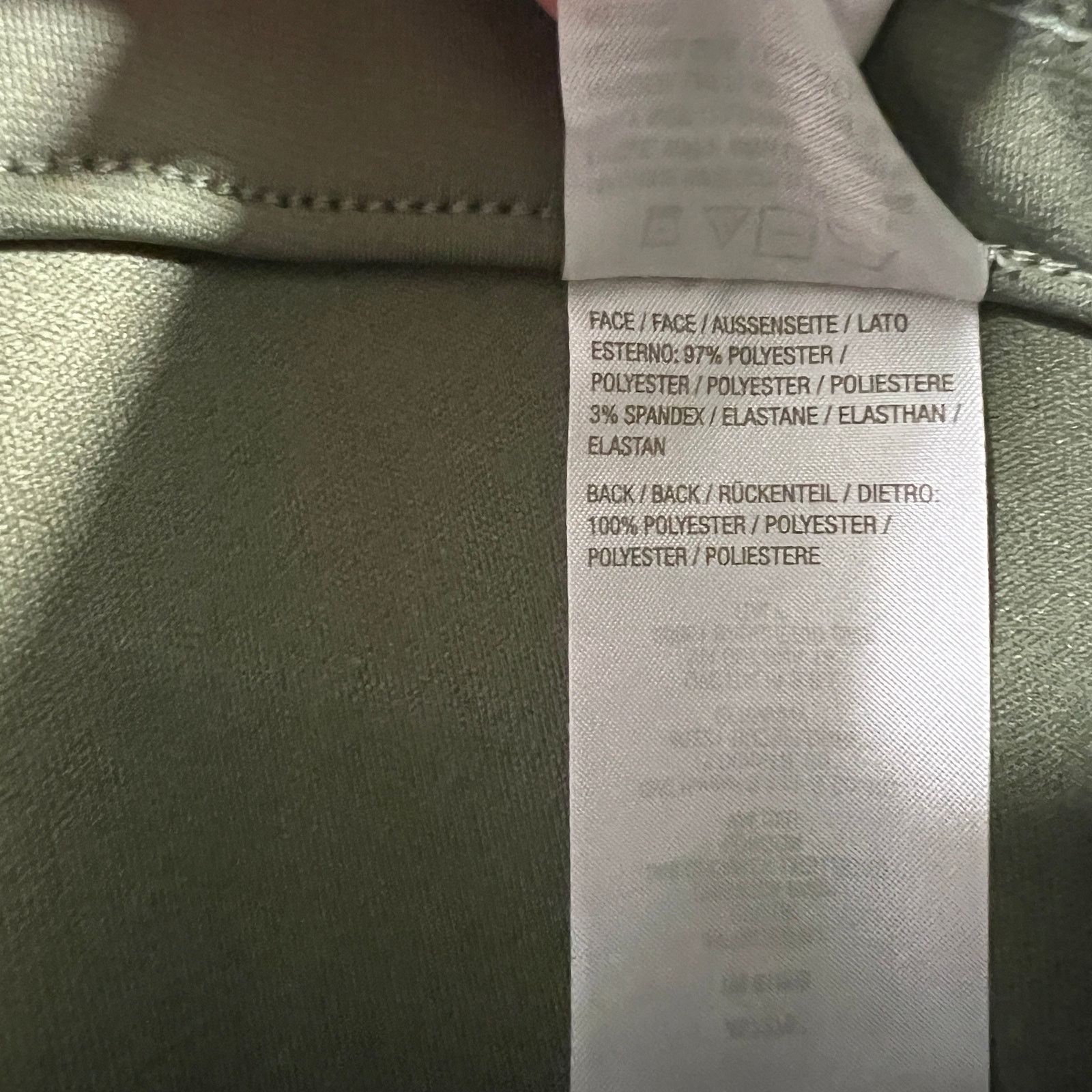 Other Isaac Mizrahi Live! Superknit Skinny Ankle Pant Fresh Olive Size 36" / US 14 / IT 50 - 9 Thumbnail