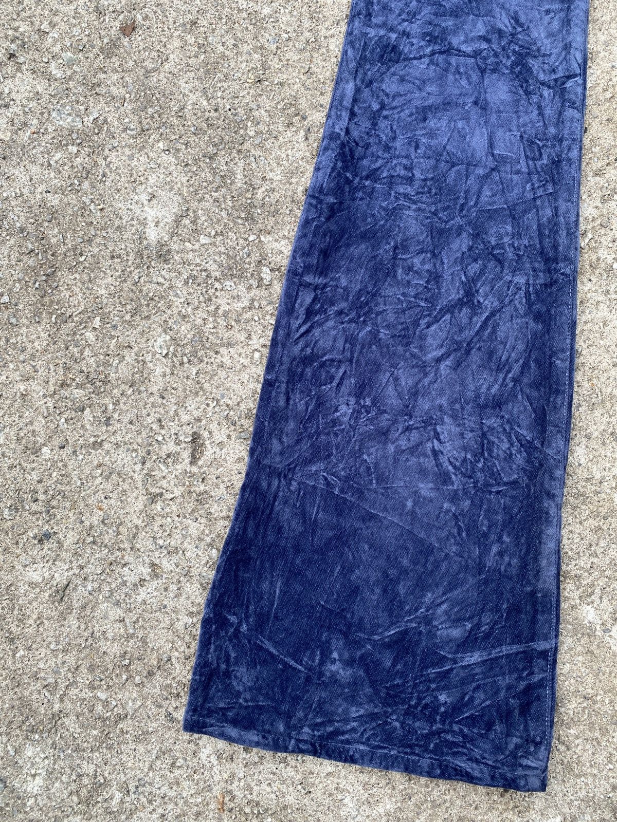 Japanese Brand × LE CIEL BLEU 2000s - Le Ciel Bleu Japan Velvet Low Rise Flare Pant Size US 29 - 6 Thumbnail