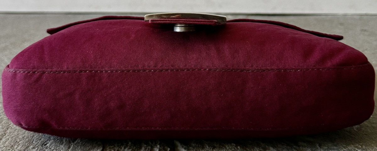 Fendi - 2000’s - Classic Baguette - Raspberry Neoprene Bag