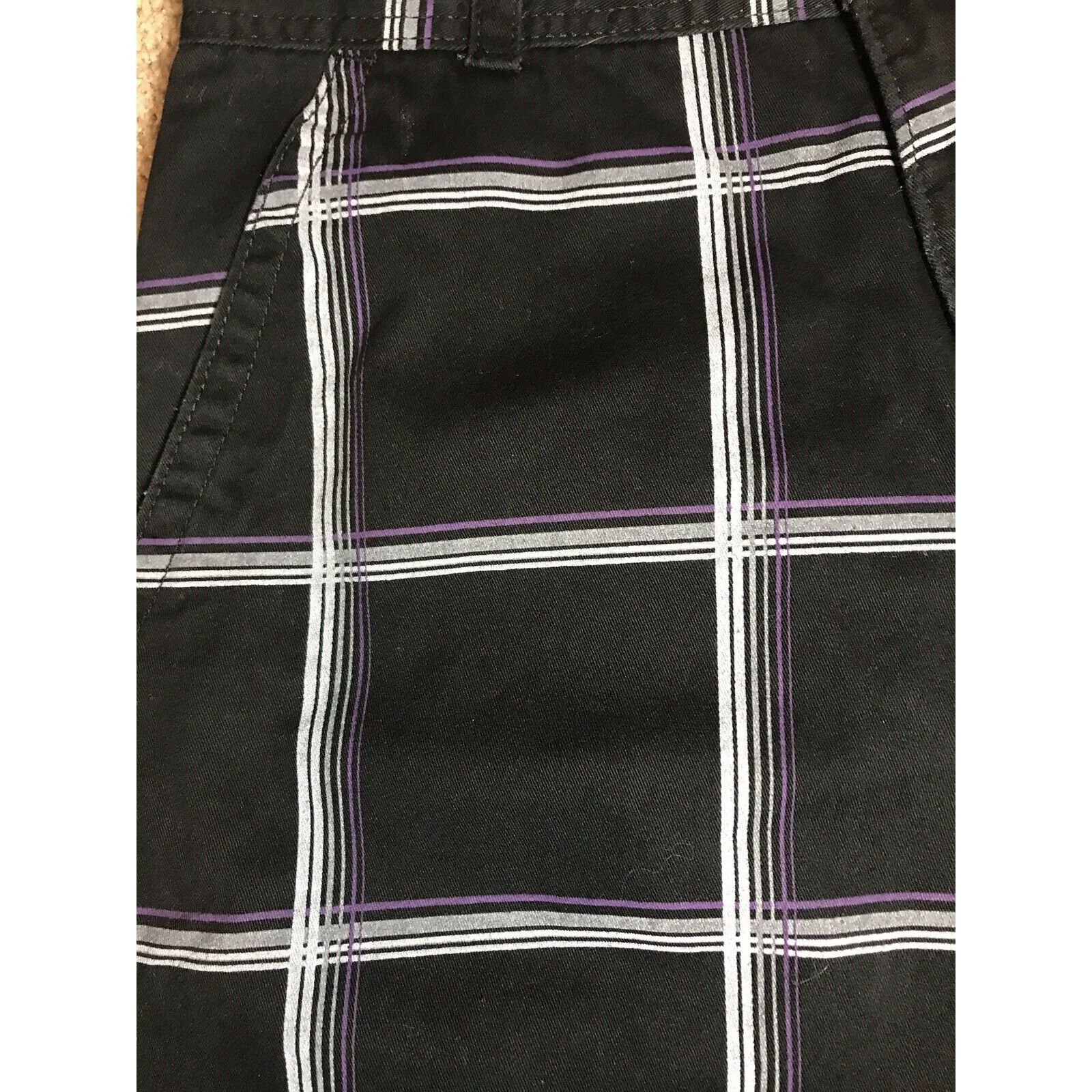 Other Op Ocean Pacific Men’s Cotton Shorts Size 30 Black, White, P Size US 30 / EU 46 - 6 Thumbnail