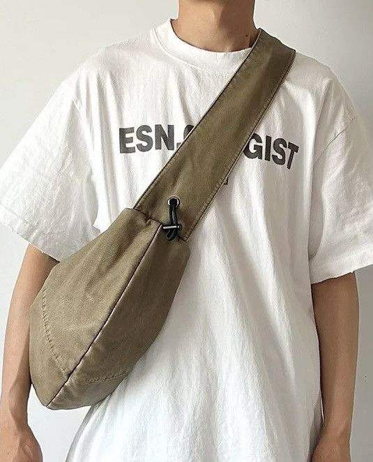 Japanese Brand Retro y2k faded pu leather ruched strap shoulder hobo bag Size ONE SIZE - 3 Thumbnail