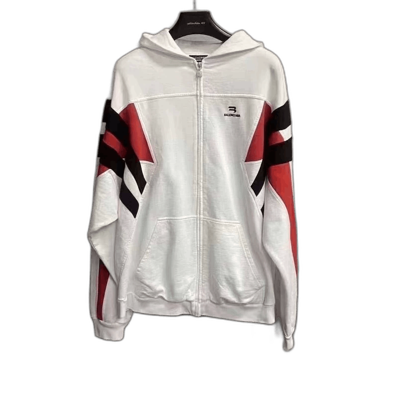 Balenciaga Balenciaga balenciaga white striped embroidered logo schoo Size US M / EU 48-50 / 2 - 1 Thumbnail