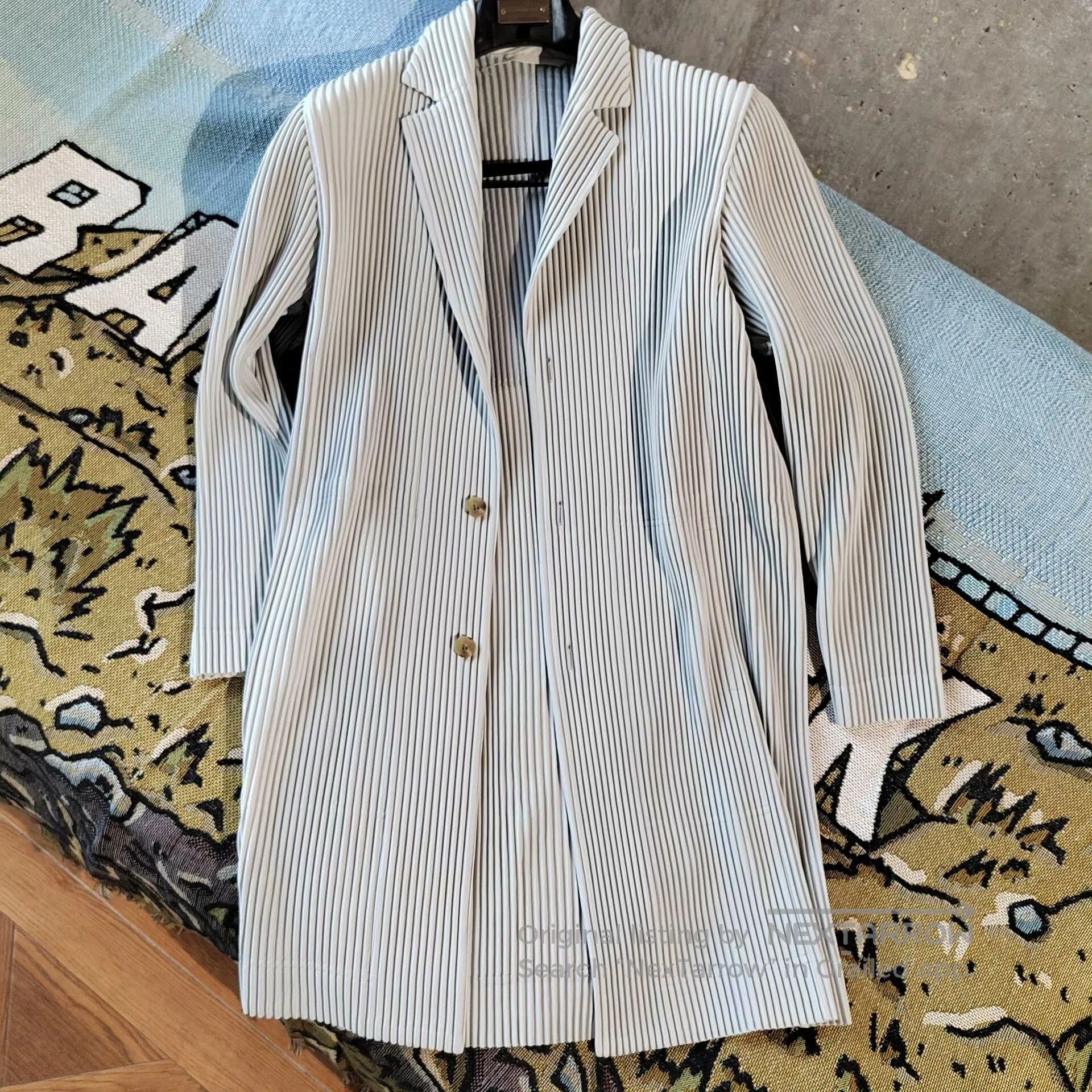 Homme Plisse Issey Miyake Homme Plissé Issey Miyake Pleated Coat. Size US M / EU 48-50 / 2 - 1 Thumbnail