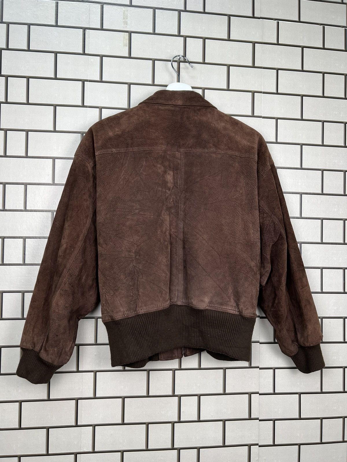 Japanese Brand × Vintage Vintage Vent et Vert Suede Jacket Size US M / EU 48-50 / 2 - 7 Thumbnail